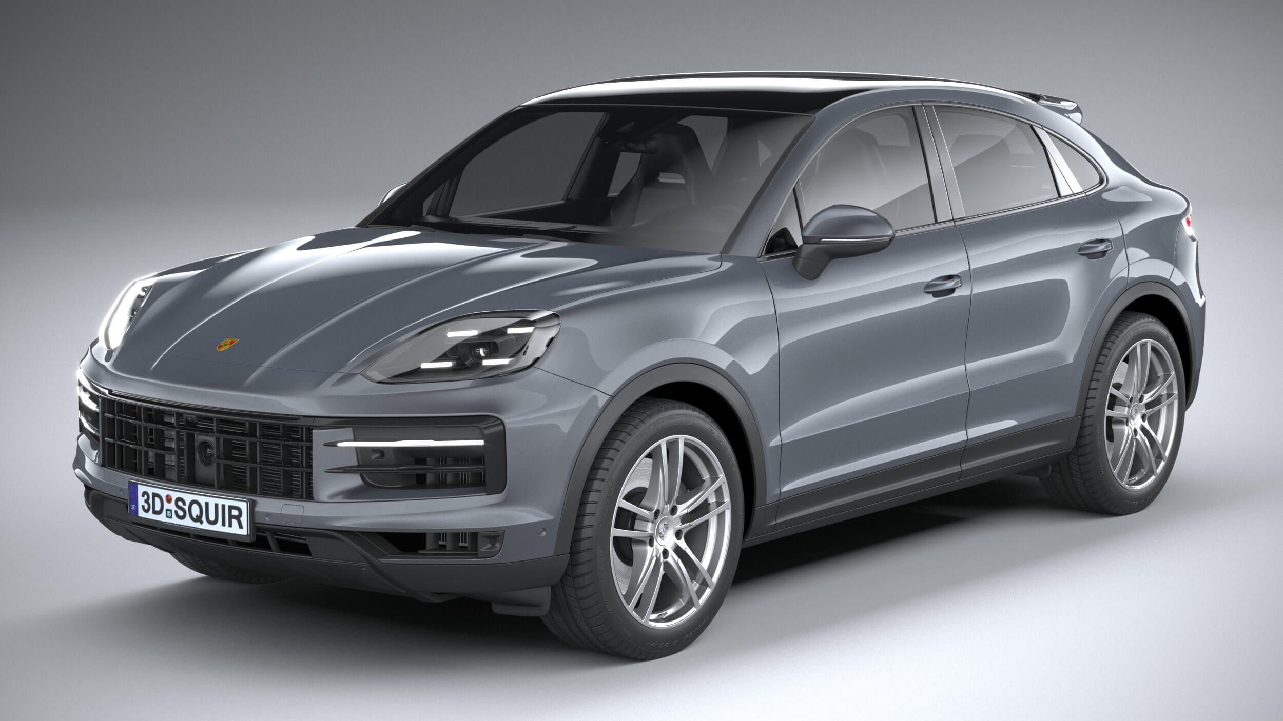 Porsche Cayenne Coupe 2024 3D Model by SQUIR