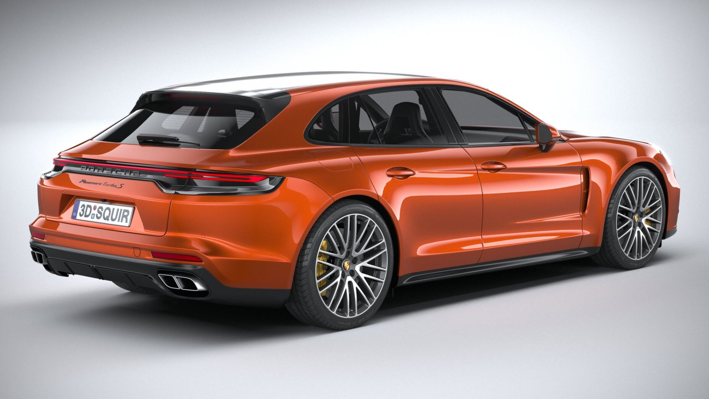 Porsche Panamera Turbo S Sport Turismo 2021 Natooliv Grün 1/18 GT Spirit GT447