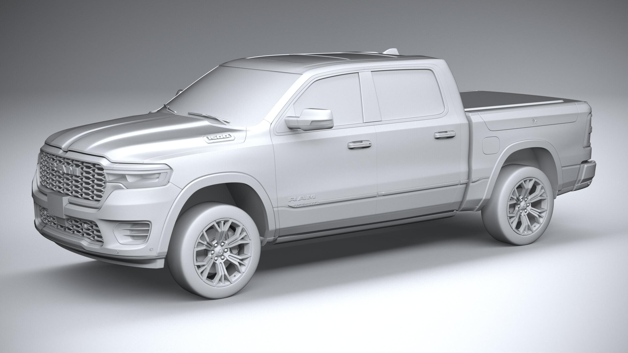 Ram 1500 Tungsten 2025 3D Model by SQUIR