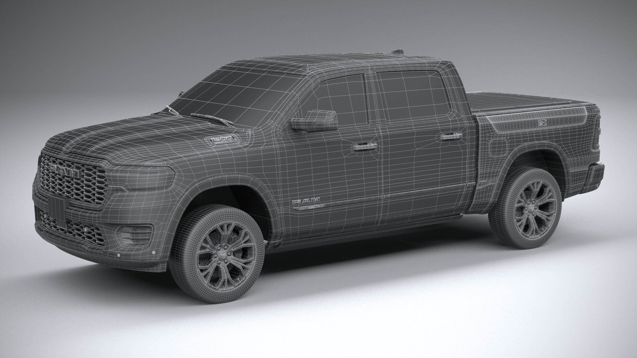 Ram 1500 Tungsten 2025 - 3D Model by SQUIR