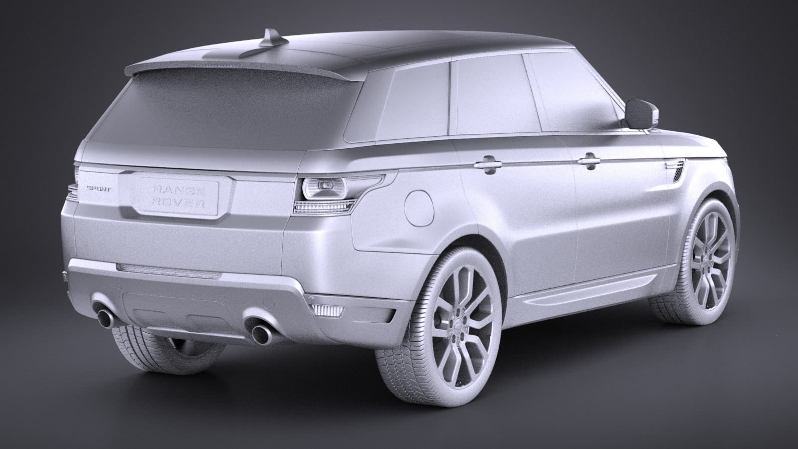 Range Rover Sport 2016 (V-Ray) 3D Model by SQUIR