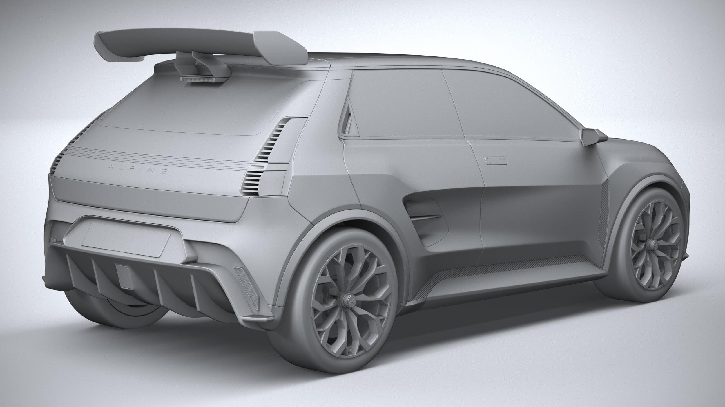 Renault Alpine R5 2025 - 3D Model by SQUIR