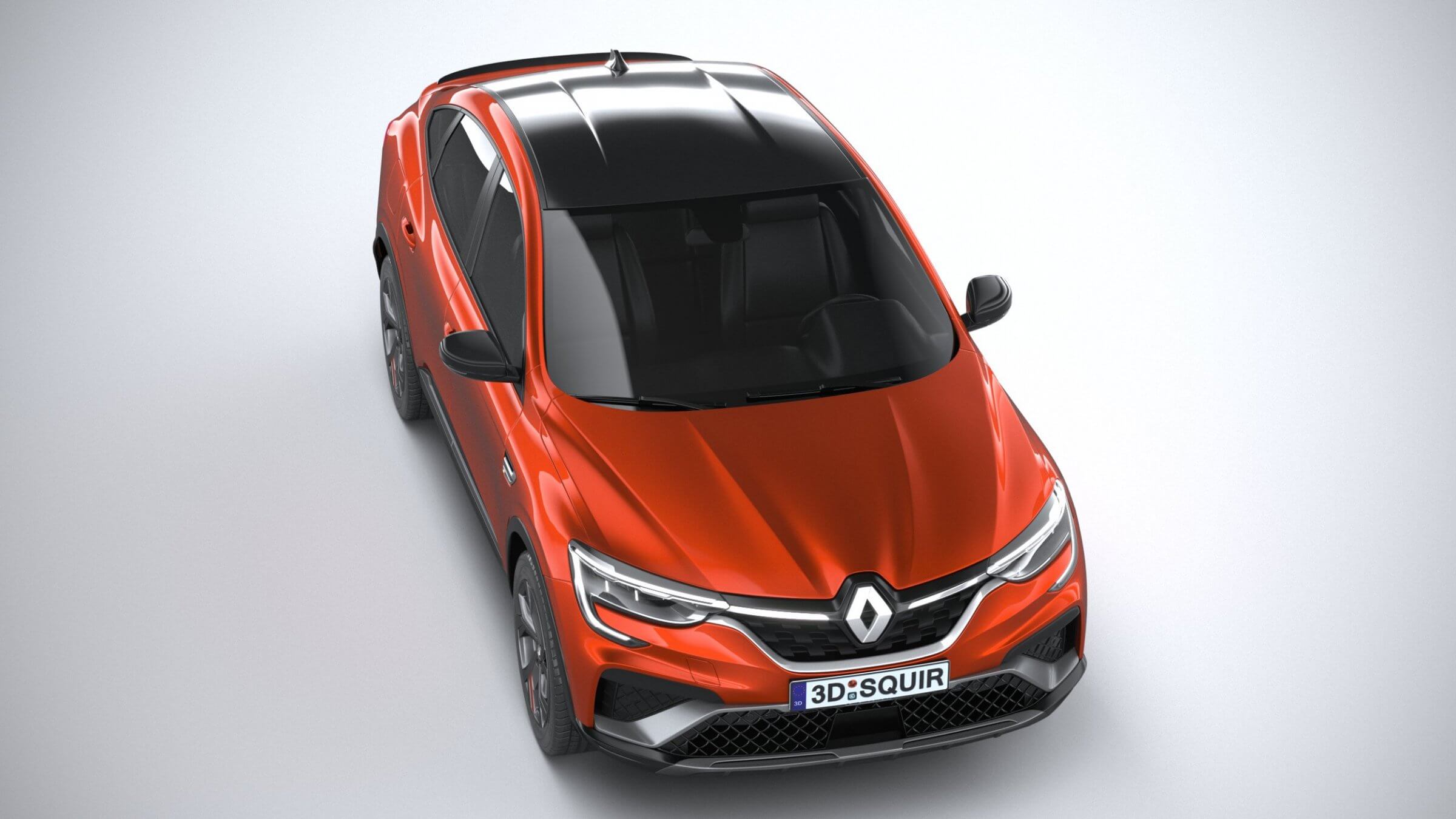 Pare-Soleil Voiture Sur Mesure Renault Arkana RS Line 2020-2026 - Anti-UV, Isolation Thermique, Anneaux Ressort