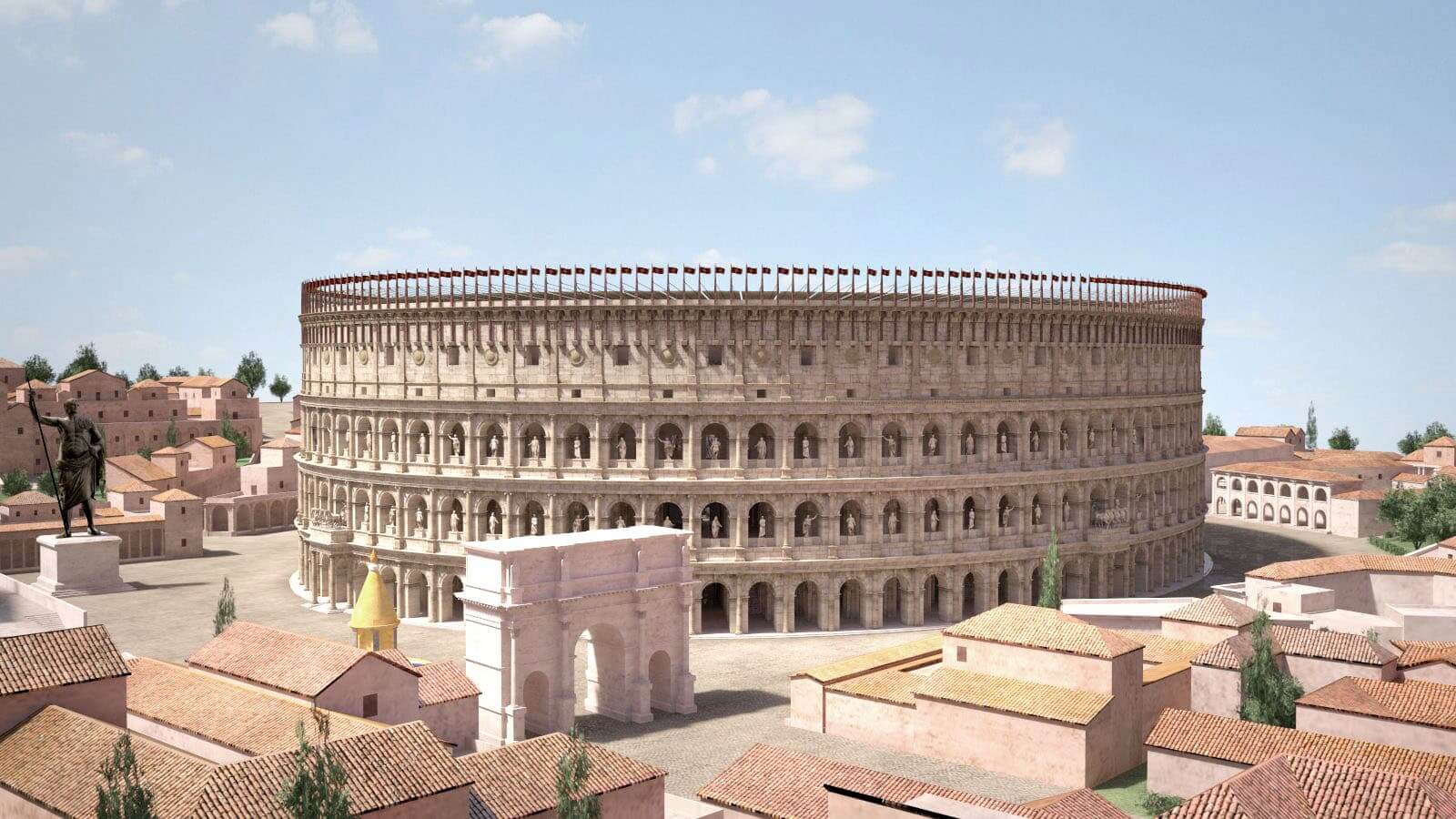 Rome Colosseum - 3D Model by SQUIR