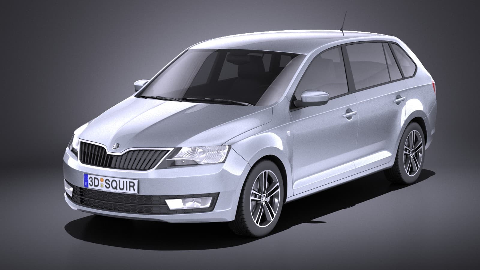Rapid model. Skoda 3d model. rapid 3d model. шкода d класс.