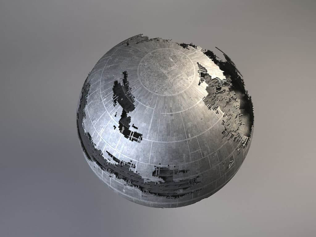 Star Wars Death Star (destroyed) 3D Model by SQUIR