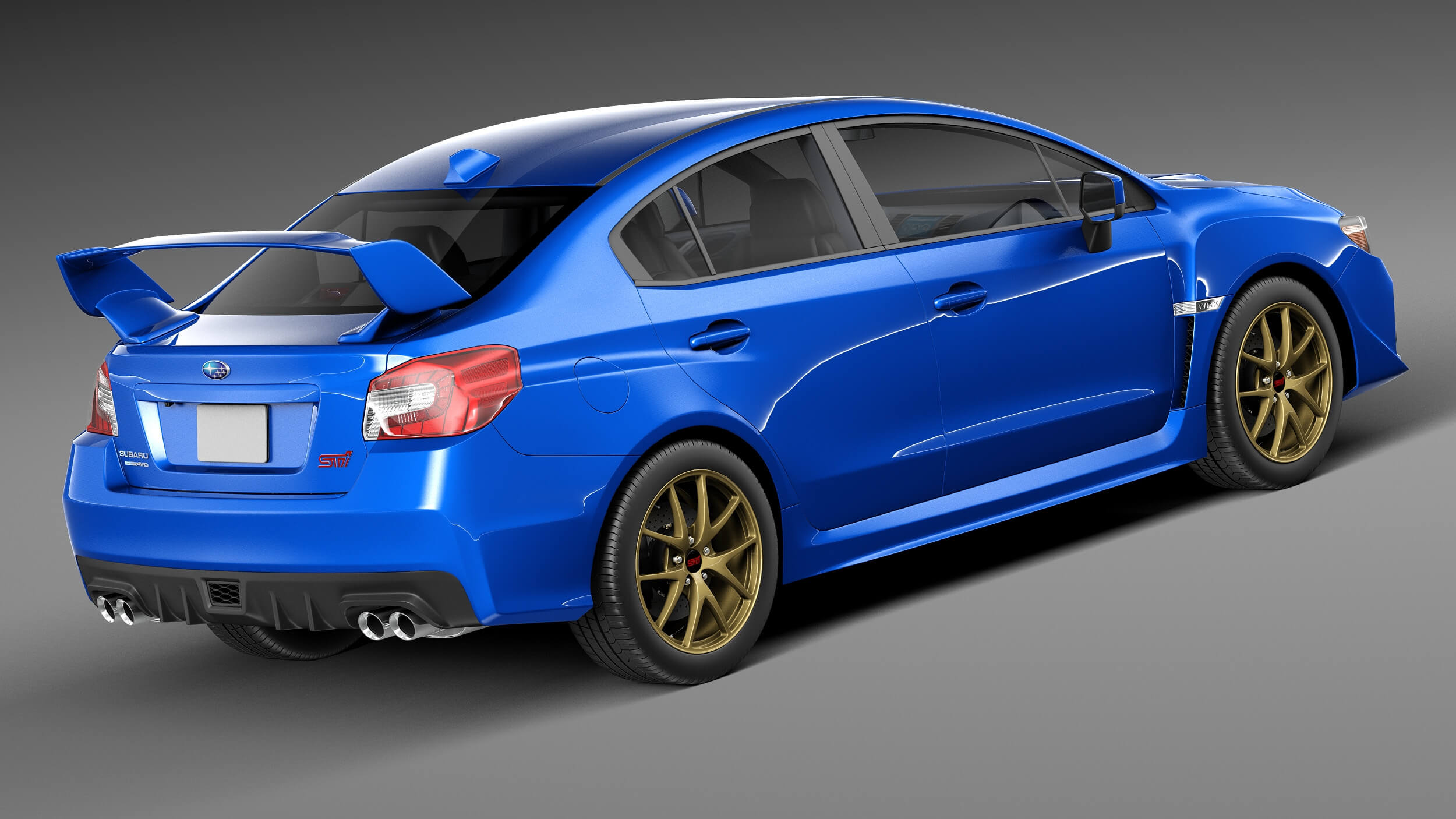 Subaru Impreza Wrx Sti 15 3d Model