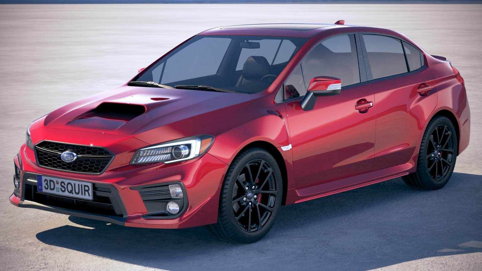 Subaru WRX 2018 - 3D Model by SQUIR