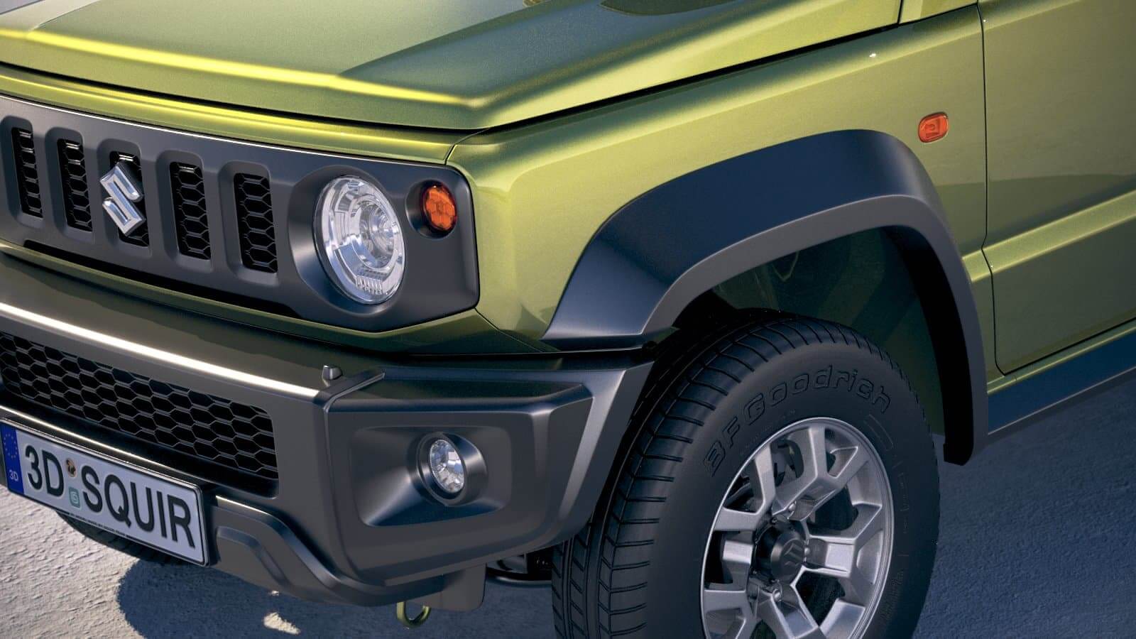 Suzuki Jimny 2018 - 3D Model by SQUIR