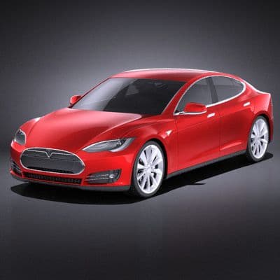 Tesla Model S 2015 (V-Ray) by SQUIR