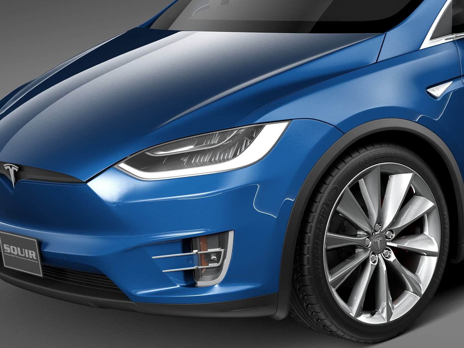 Tesla Model X 2017 by SQUIR