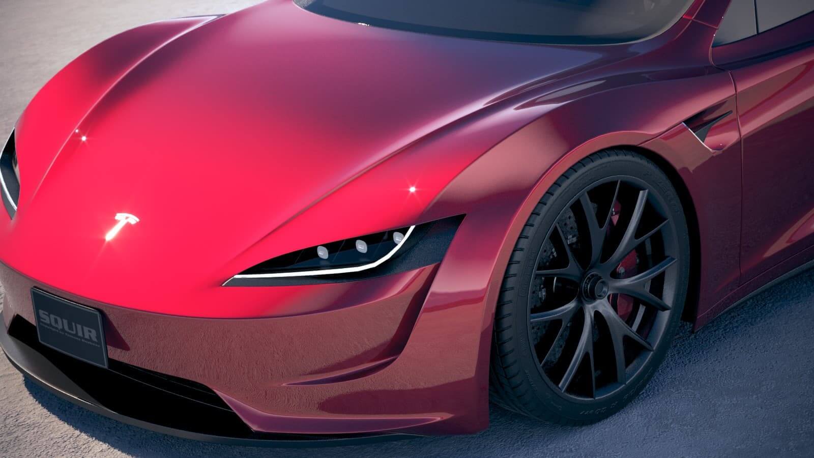 Tesla Roadster 2020 3d Model
