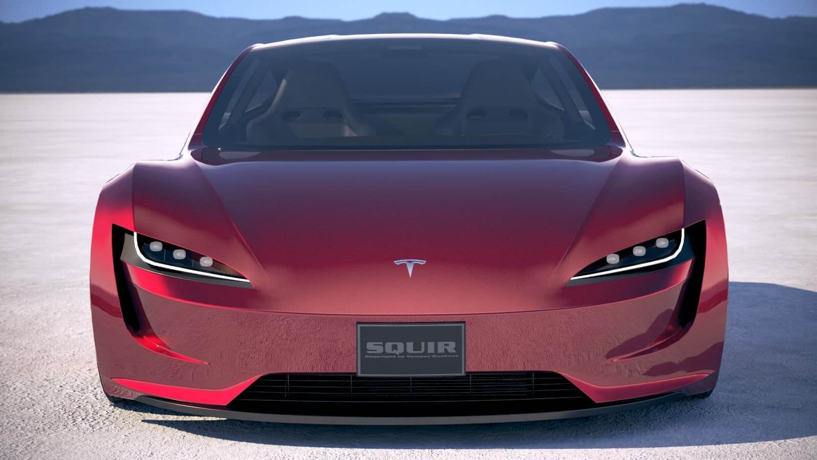 Tesla Roadster 2020 3d Model