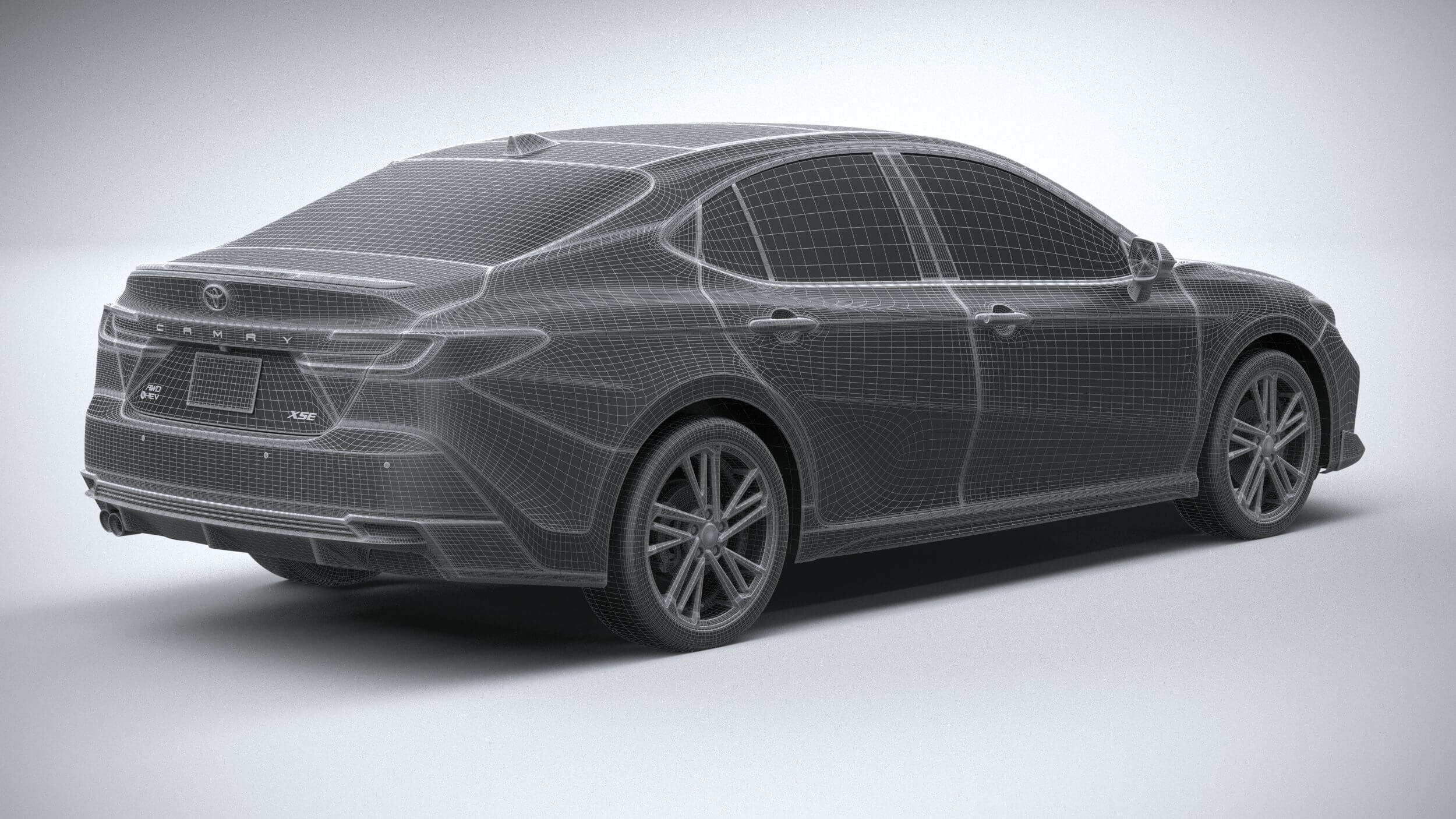 Toyota Camry Hybrid 2025 - 3D Model by SQUIR
