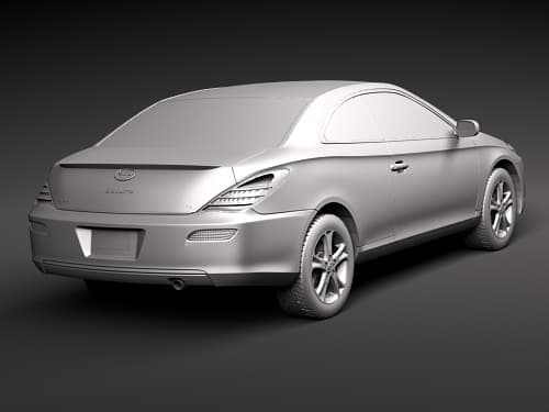 Toyota Camry Solara 2002 2010 3D Model By SQUIR