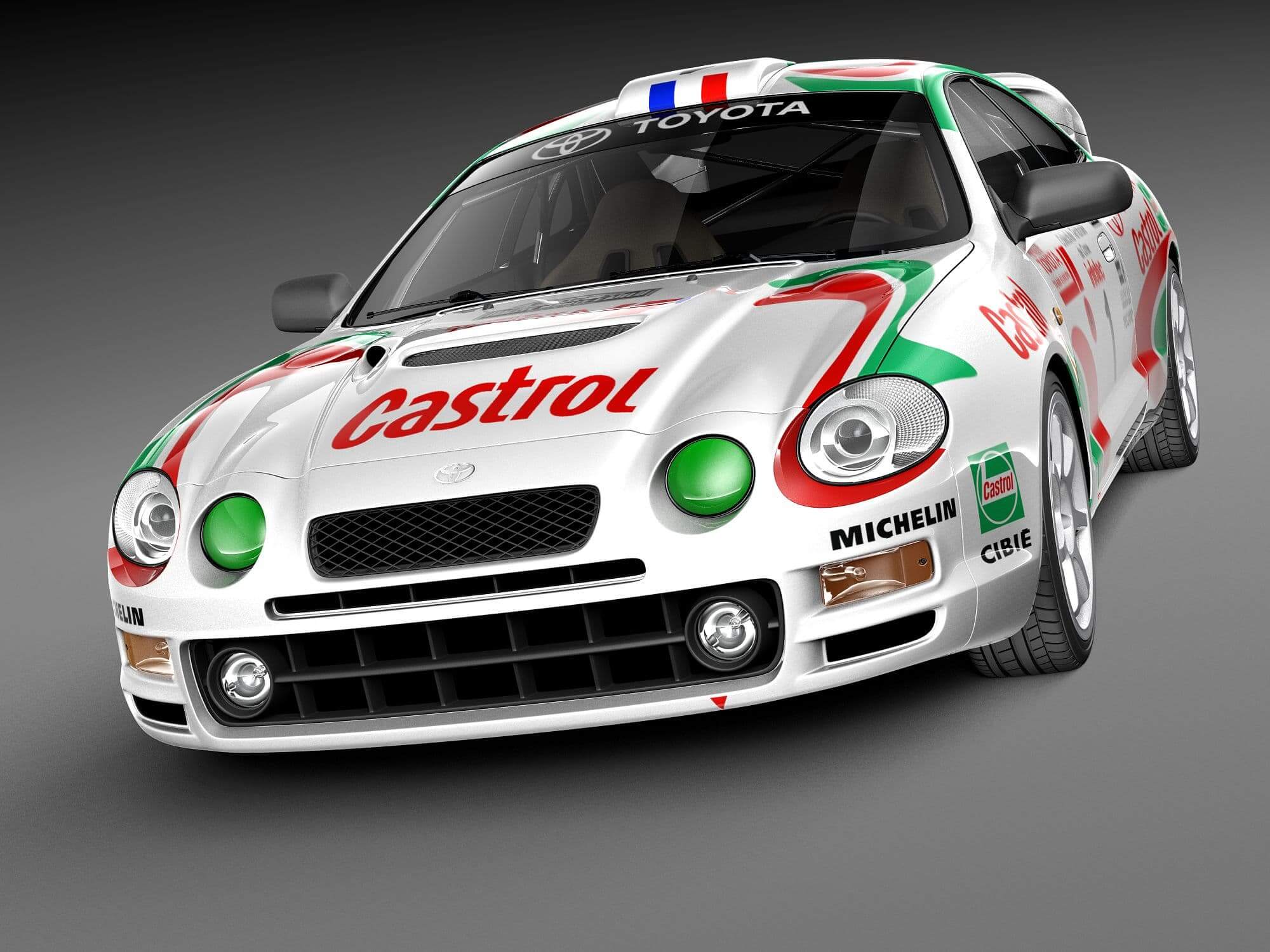 Toyota Celica GT4 Castrol Rally 3D Model