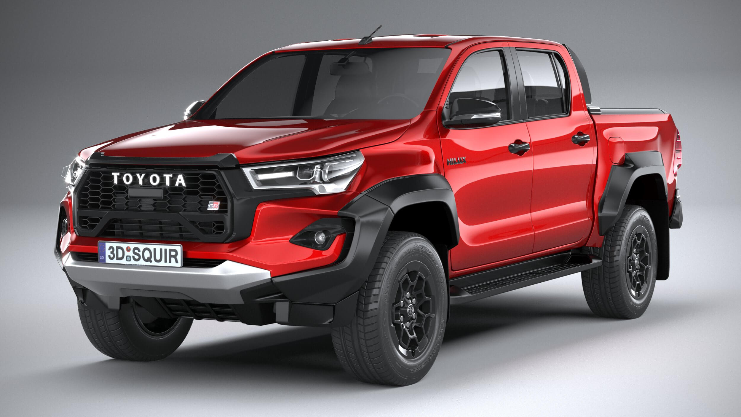 Toyota Hilux GR Sport 2 2024 - 3D Model by SQUIR