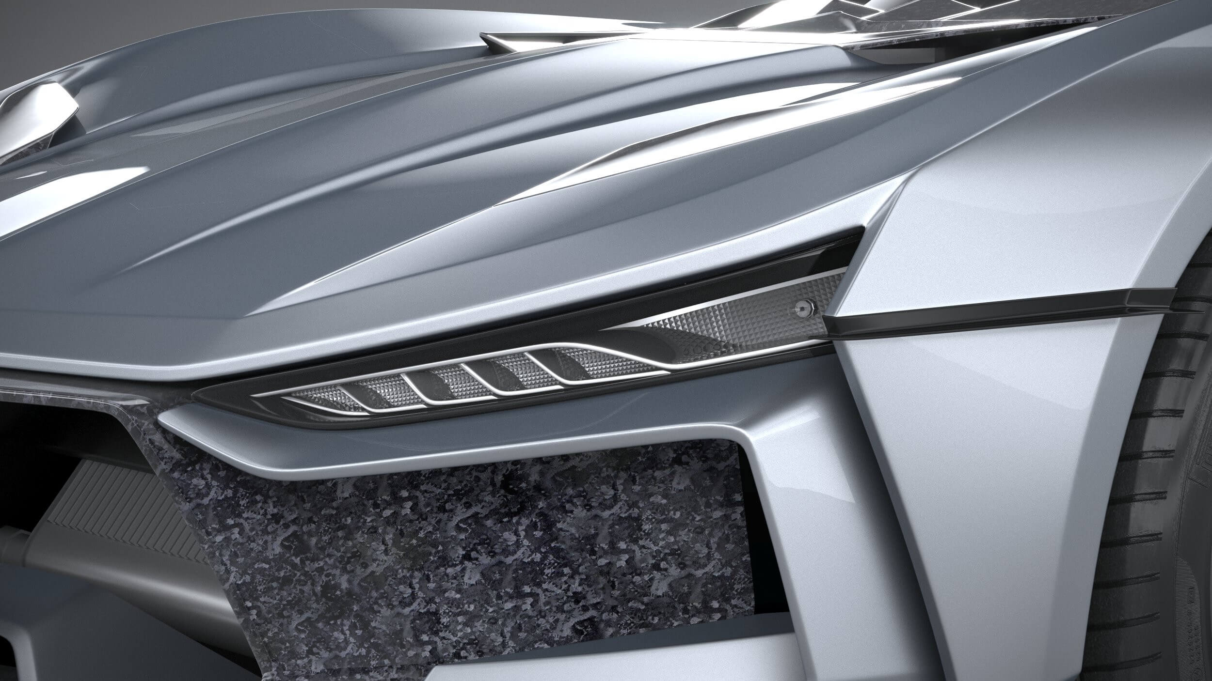 Valarra Corvette 2022 - 3D Model by SQUIR