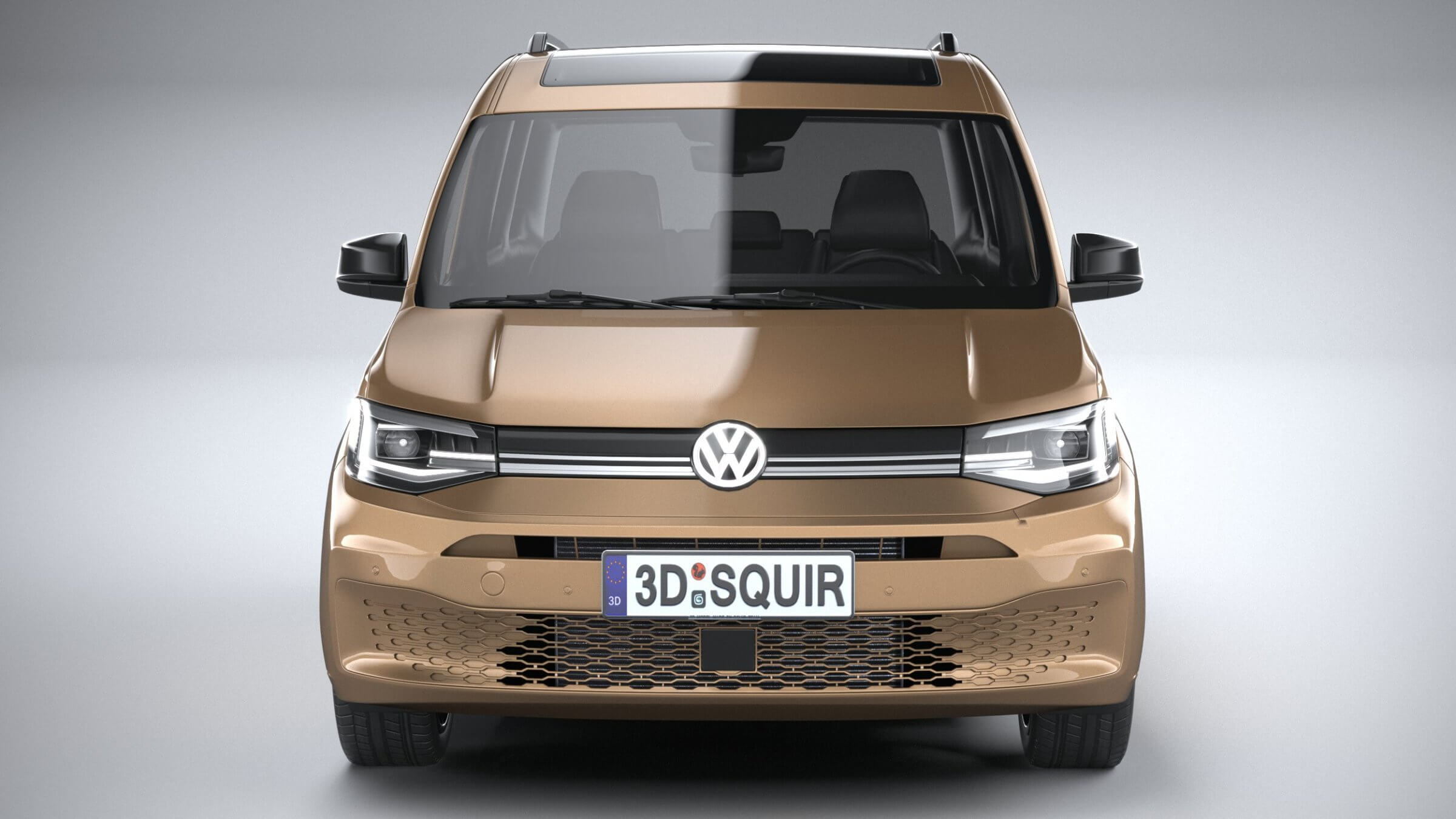 VW Caddy 3d модель