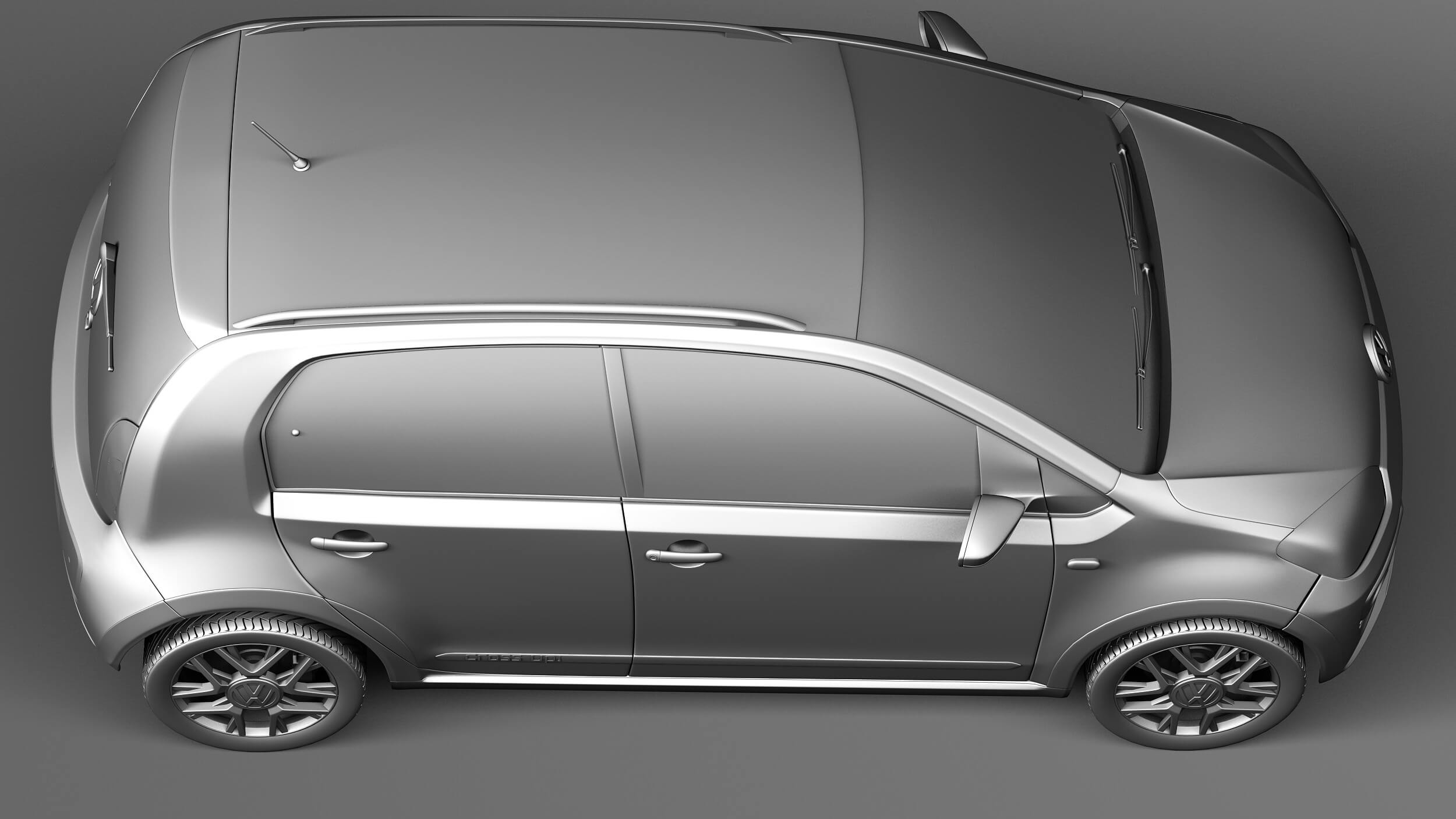 Volkswagen Cross Up 2014 3D Model by SQUIR