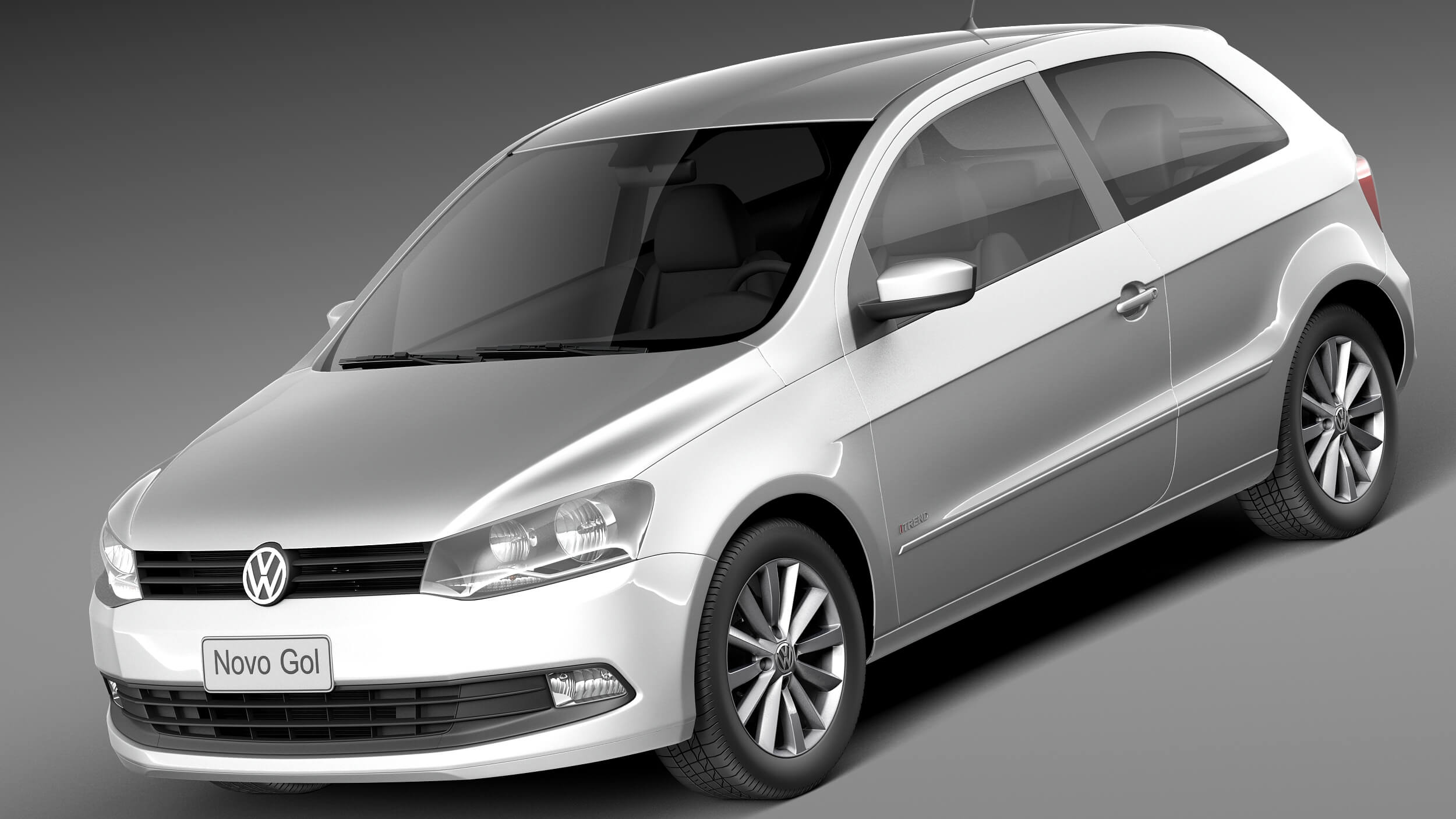 Volkswagen Gol 2013 3D Model