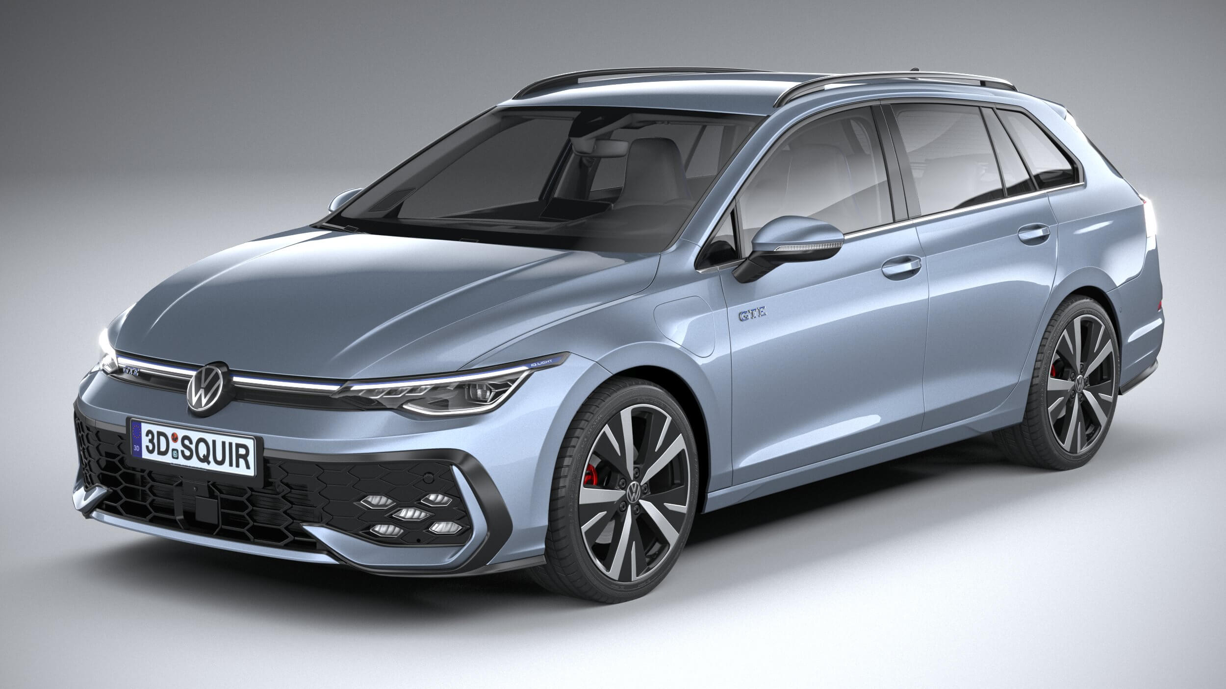 Volkswagen Golf GTE Variant 2024 - 3D Model by SQUIR