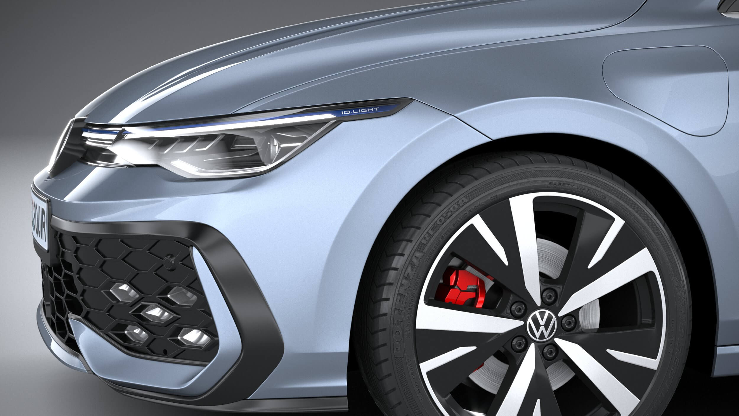 Volkswagen Golf GTE Variant 2024 - 3D Model by SQUIR