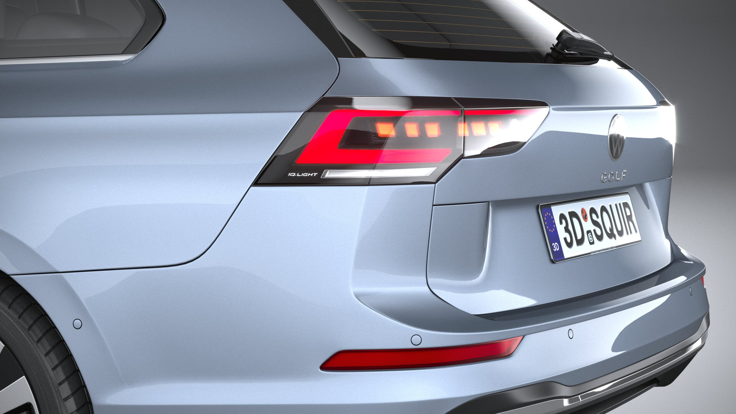 Volkswagen Golf GTE Variant 2024 - 3D Model by SQUIR