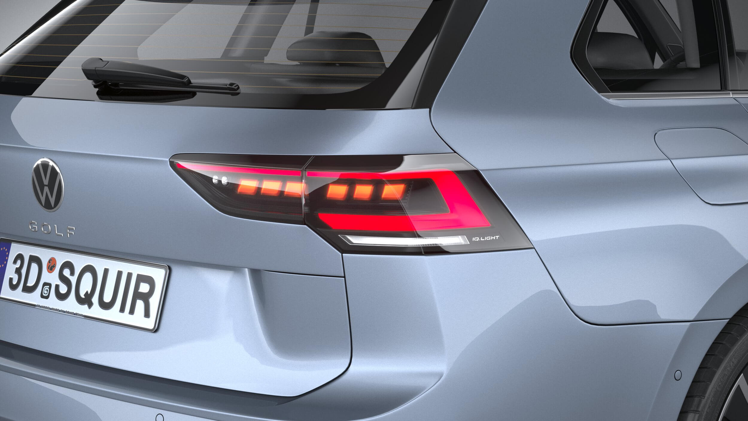 Volkswagen Golf GTE Variant 2024 - 3D Model by SQUIR