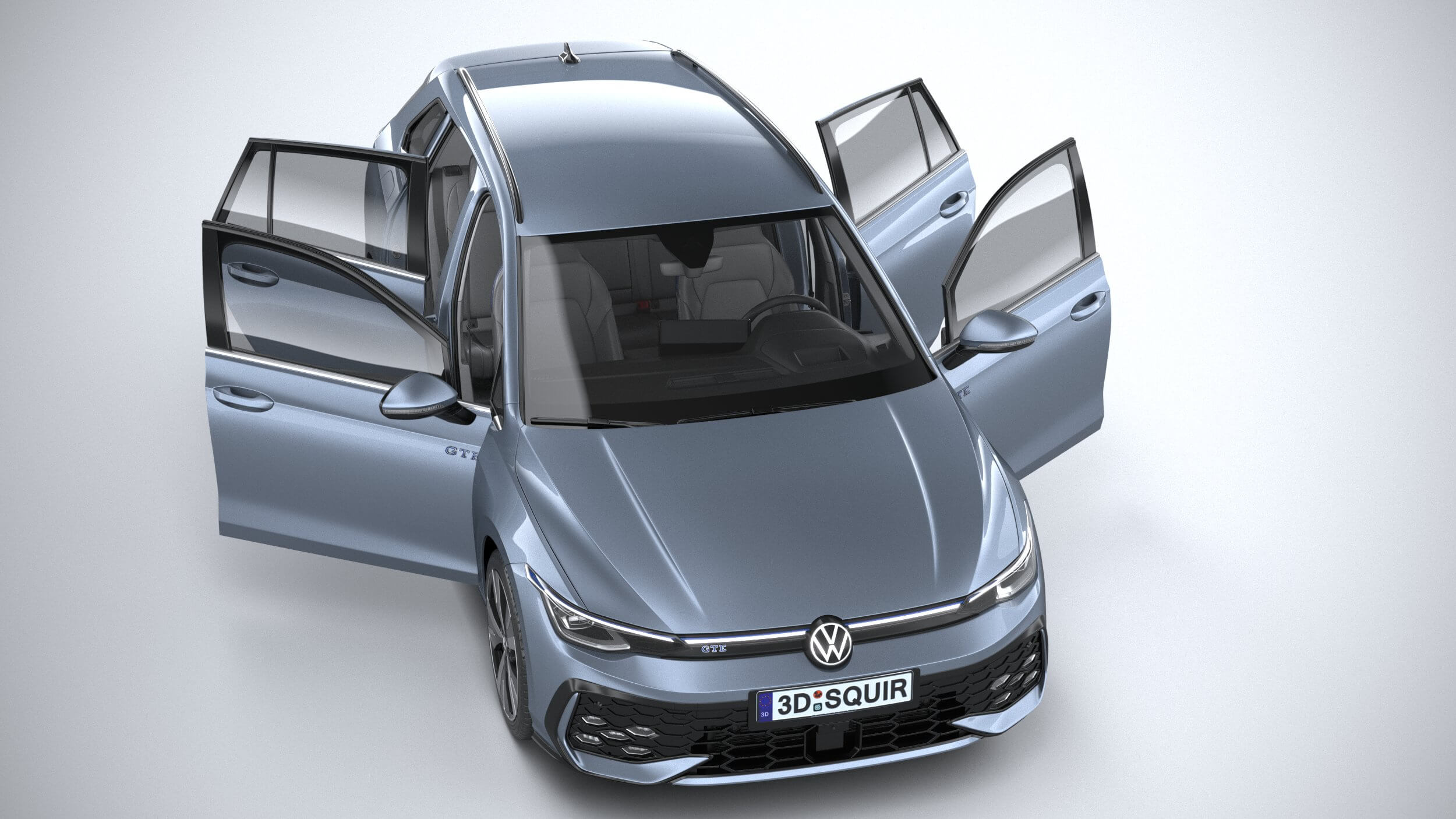 Volkswagen Golf GTE Variant 2024 - 3D Model by SQUIR