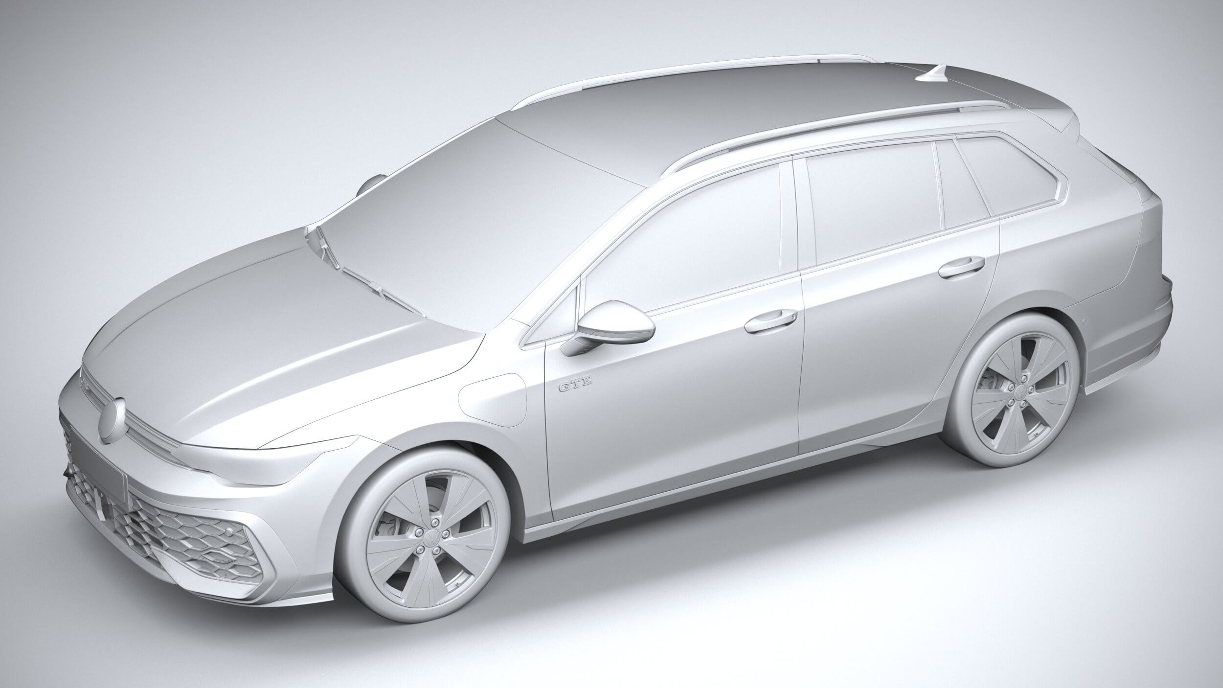 Volkswagen Golf GTE Variant 2024 - 3D Model by SQUIR