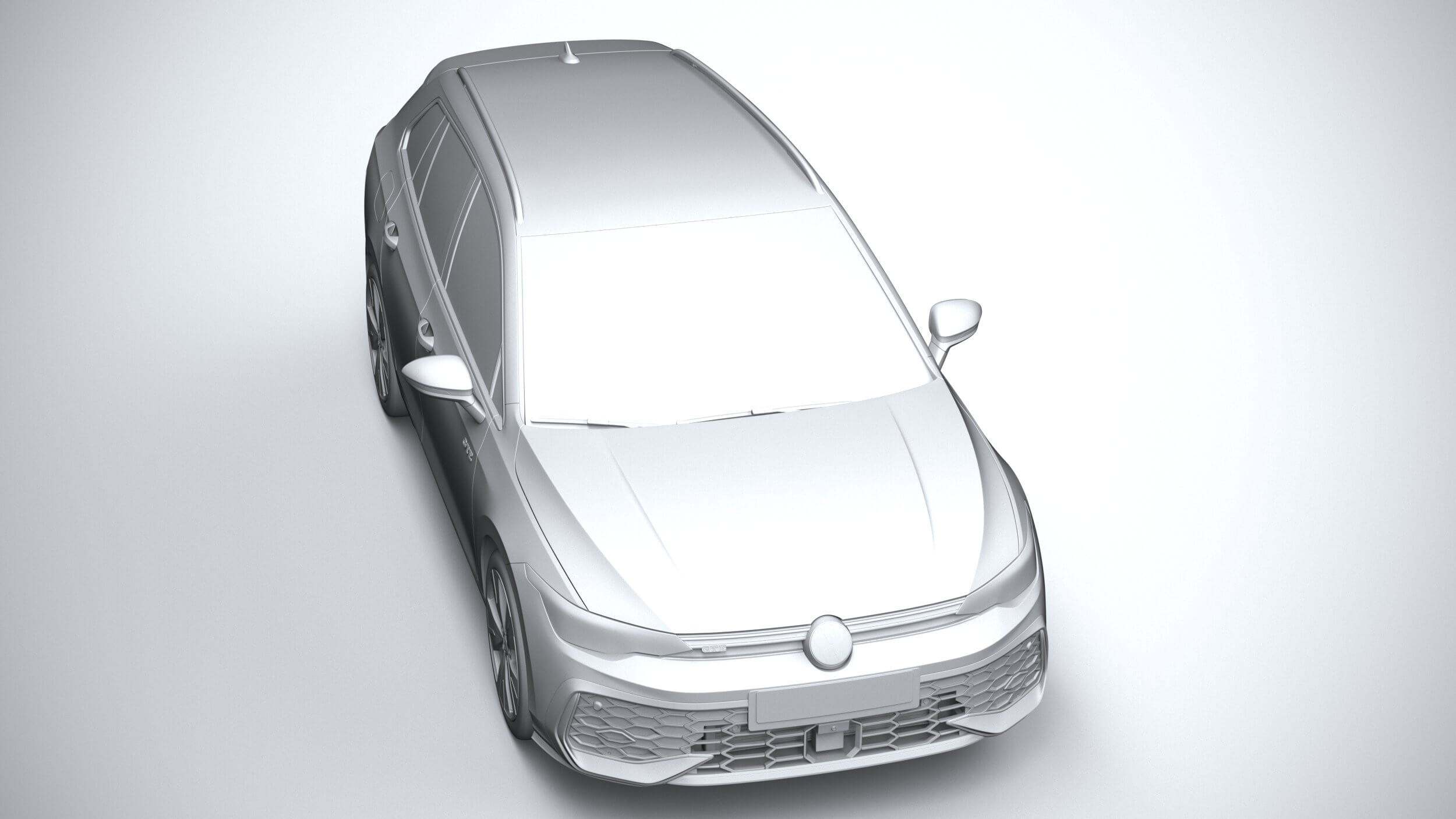 Volkswagen Golf GTE Variant 2024 - 3D Model by SQUIR