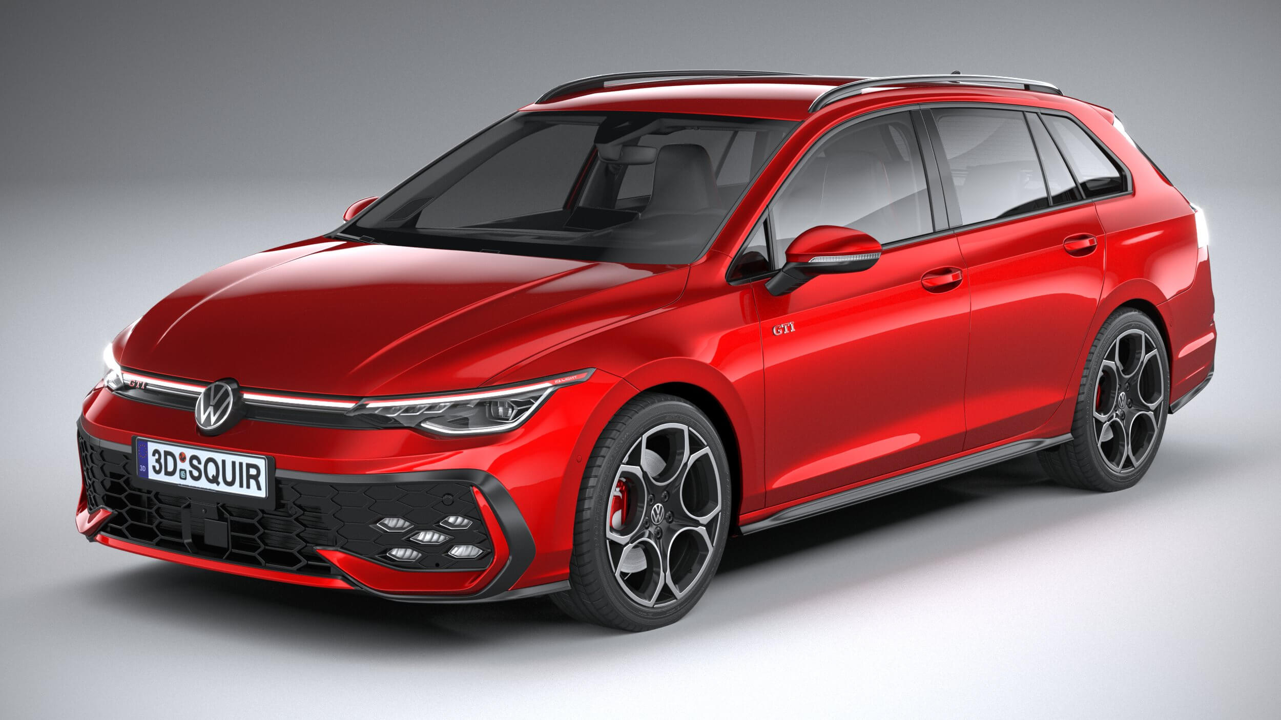 Volkswagen Golf GTI Variant 2024 - 3D Model by SQUIR
