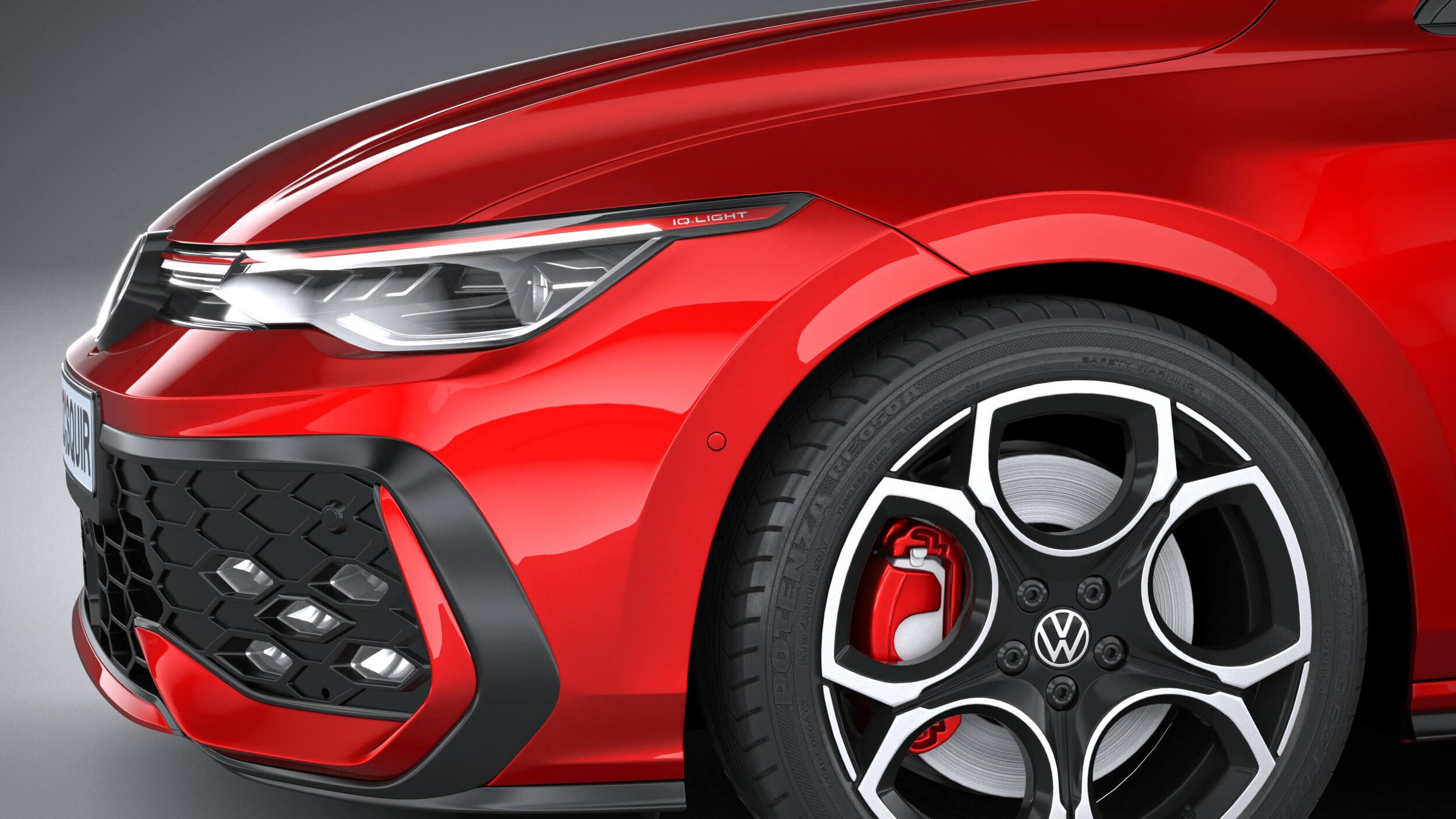 Volkswagen Golf GTI Variant 2024 - 3D Model by SQUIR