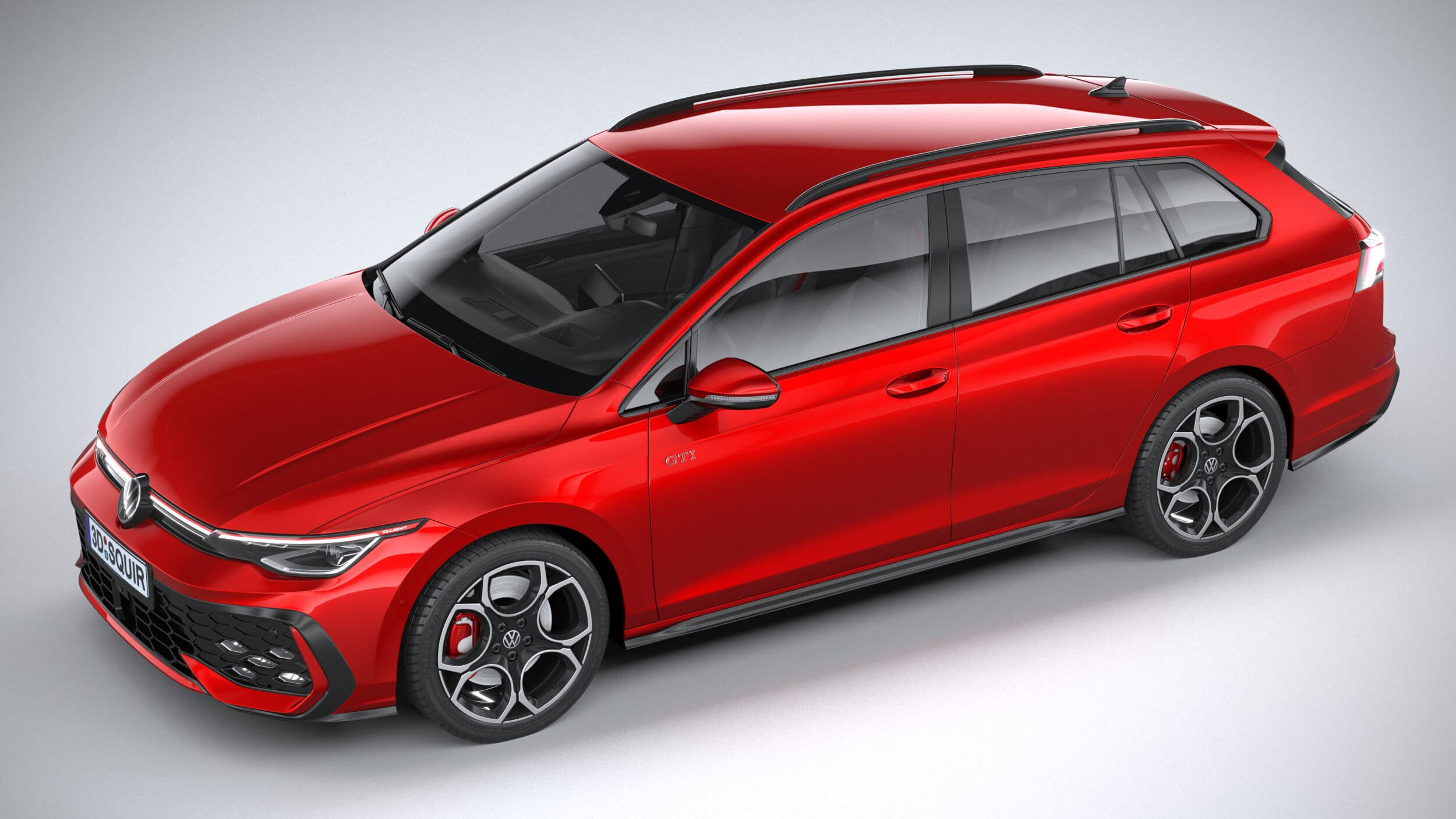 Volkswagen Golf GTI Variant 2024 - 3D Model by SQUIR