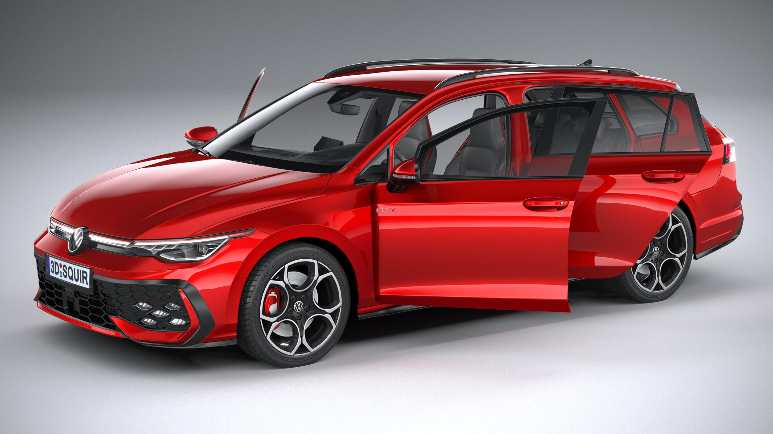 Volkswagen Golf GTI Variant 2024 - 3D Model by SQUIR
