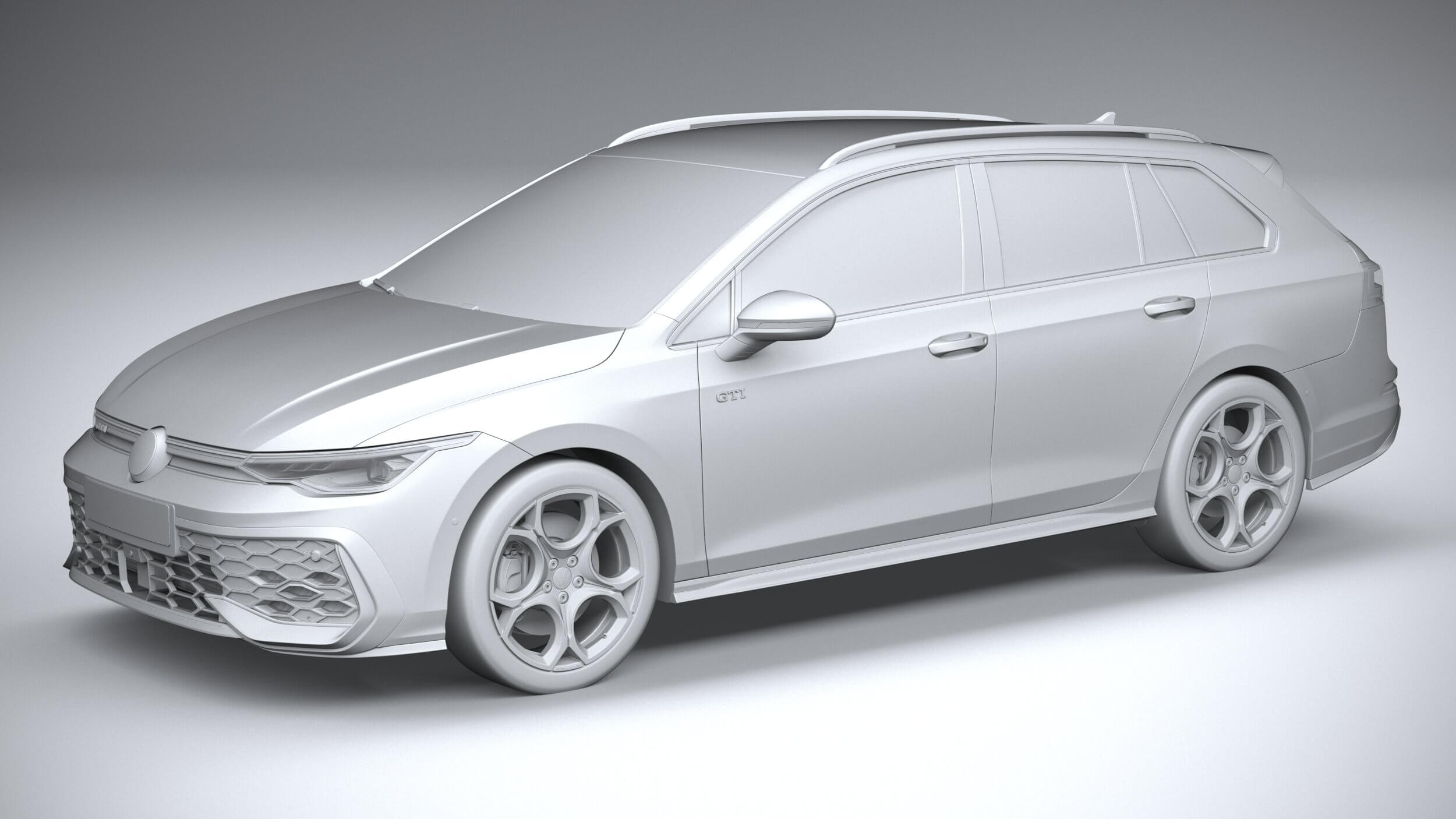 Volkswagen Golf GTI Variant 2024 - 3D Model by SQUIR