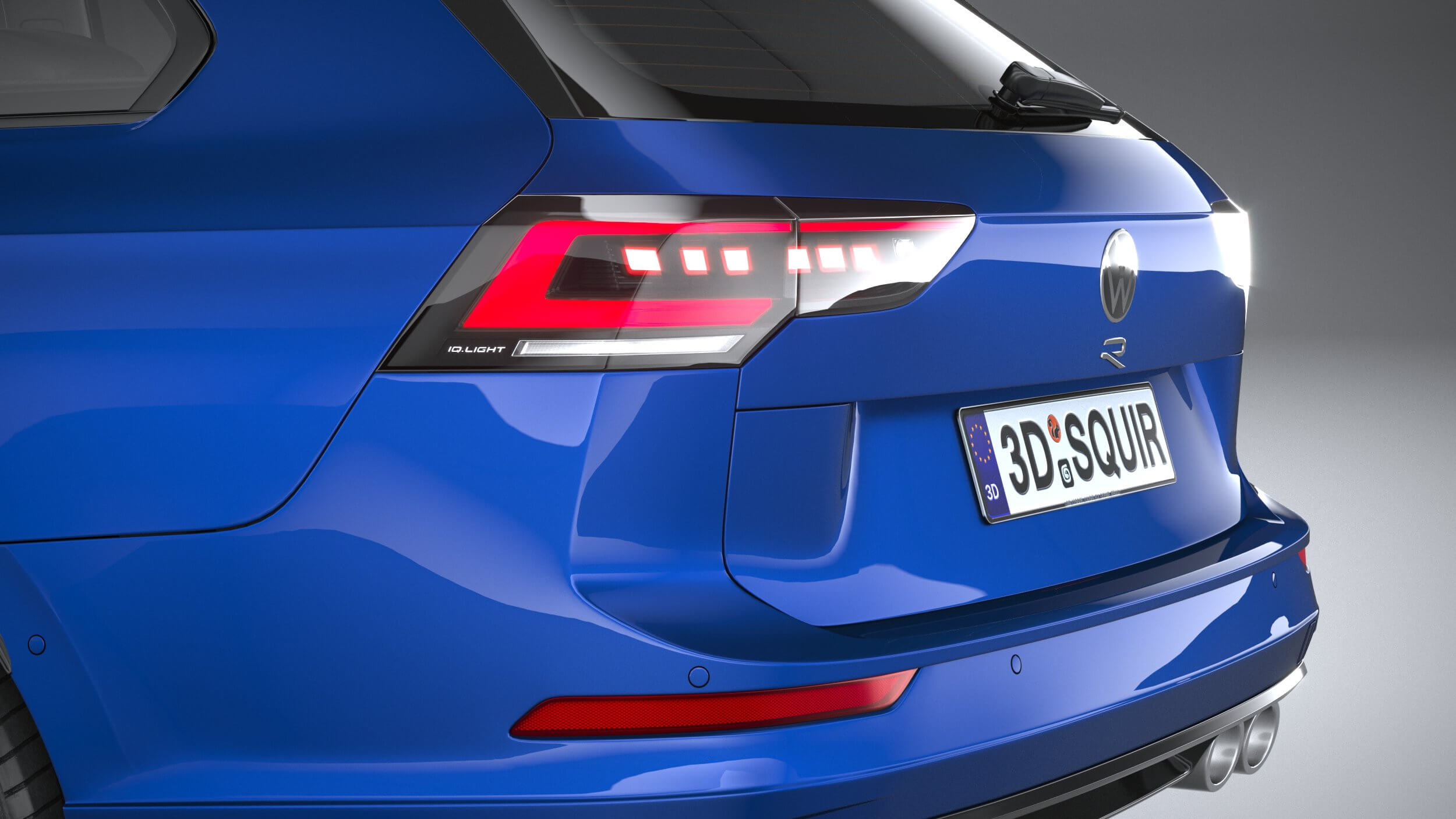 Volkswagen Golf R Variant 2025 - 3D Model by SQUIR