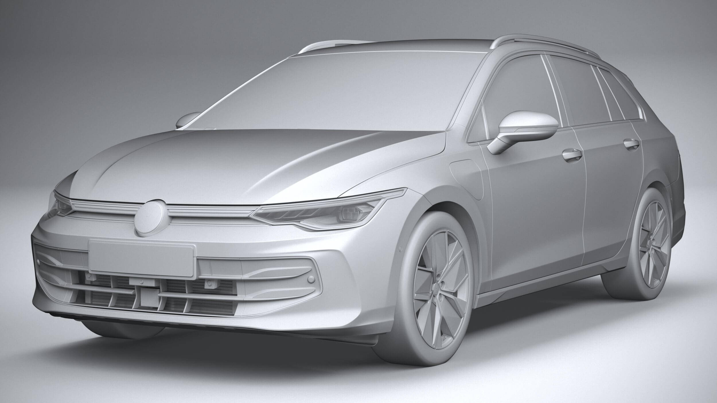 Volkswagen Golf Variant 2024 - 3D Model by SQUIR