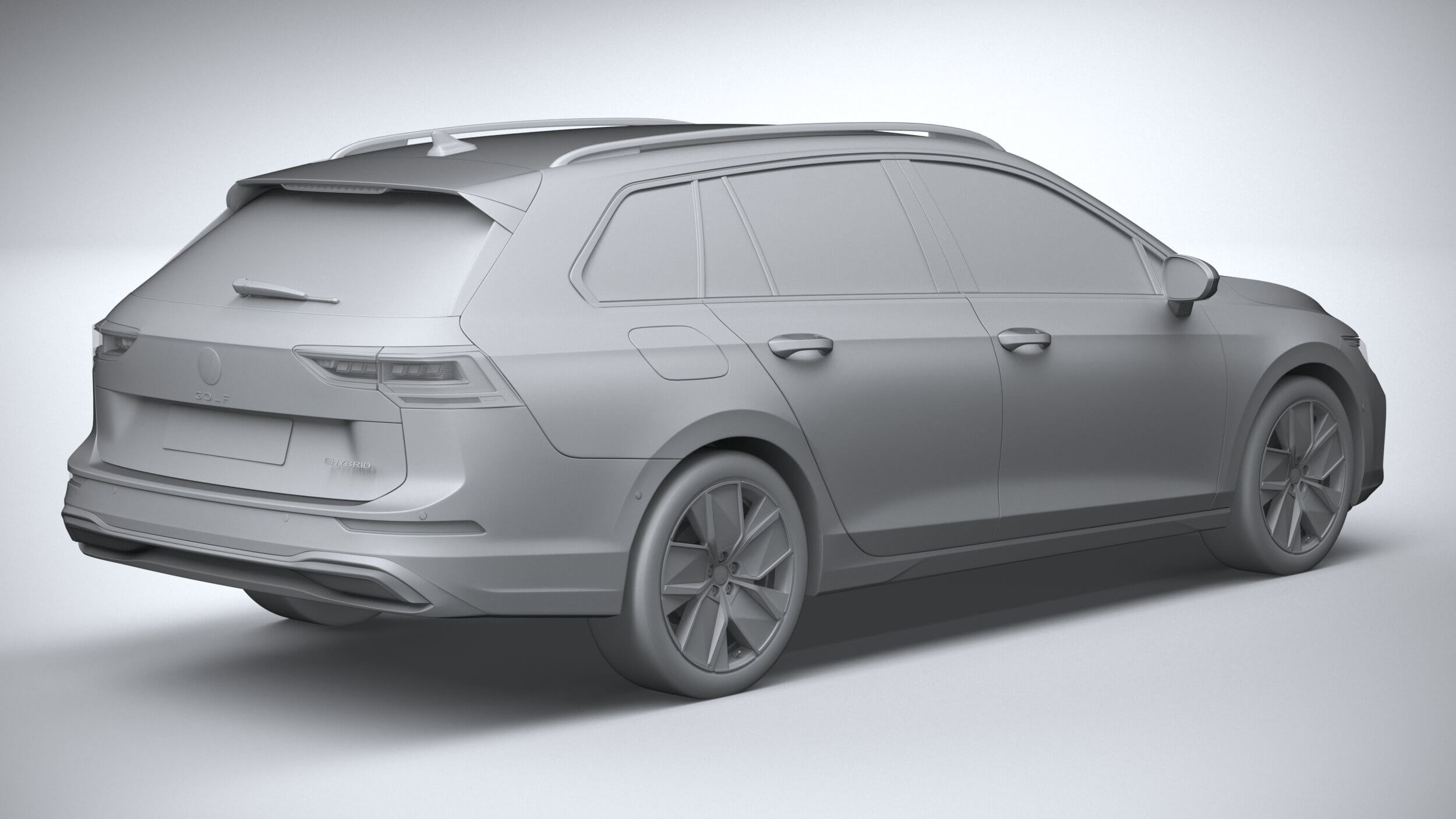 Volkswagen Golf Variant 2024 - 3D Model by SQUIR