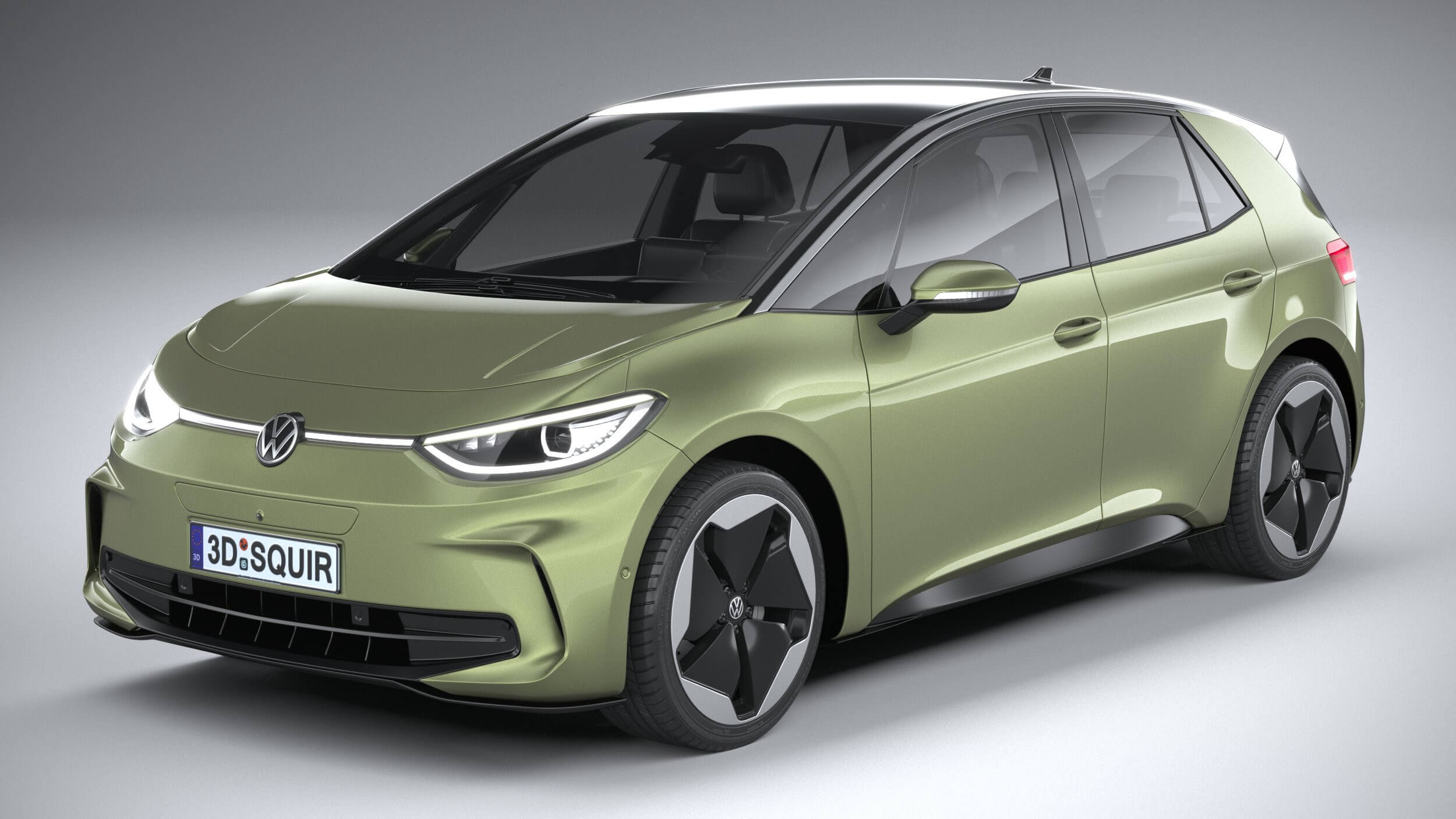 Volkswagen ID 3 2024 3D Model By SQUIR Volkswagen ID 3 2024 3D Model By SQUIR