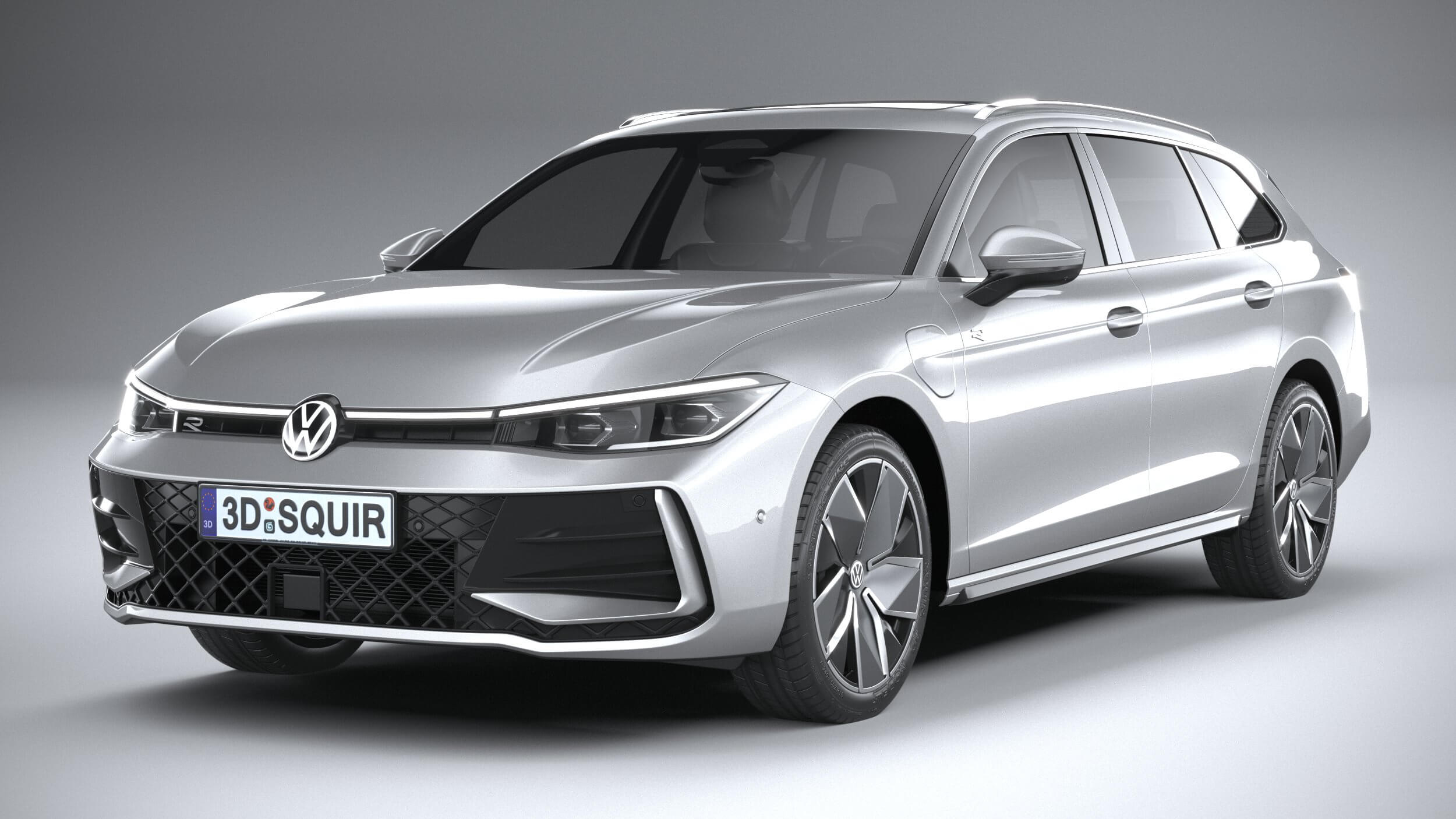 Volkswagen Passat Variant R 2024 - 3D Model by SQUIR