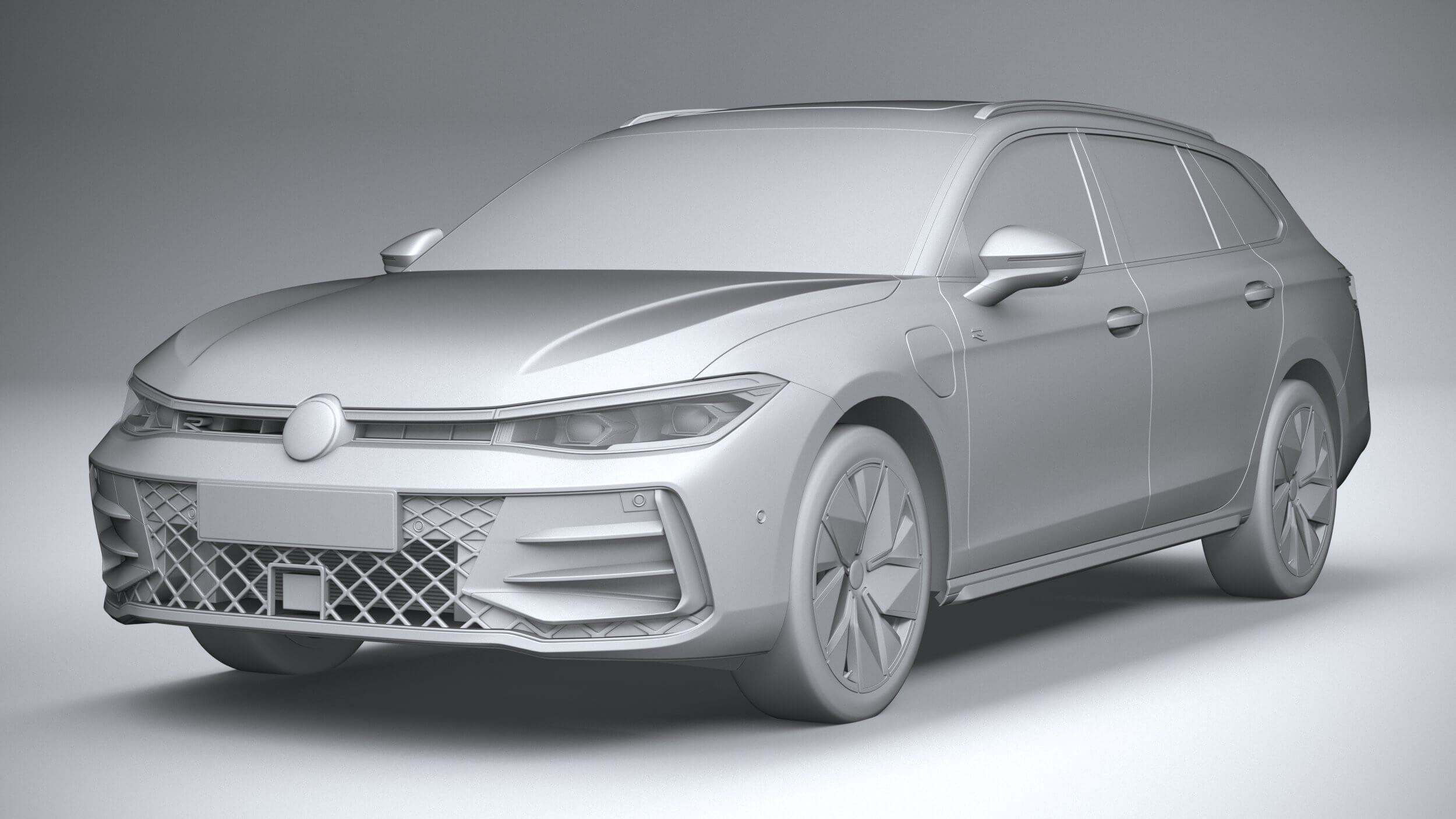 Volkswagen Passat Variant R 2024 - 3D Model by SQUIR