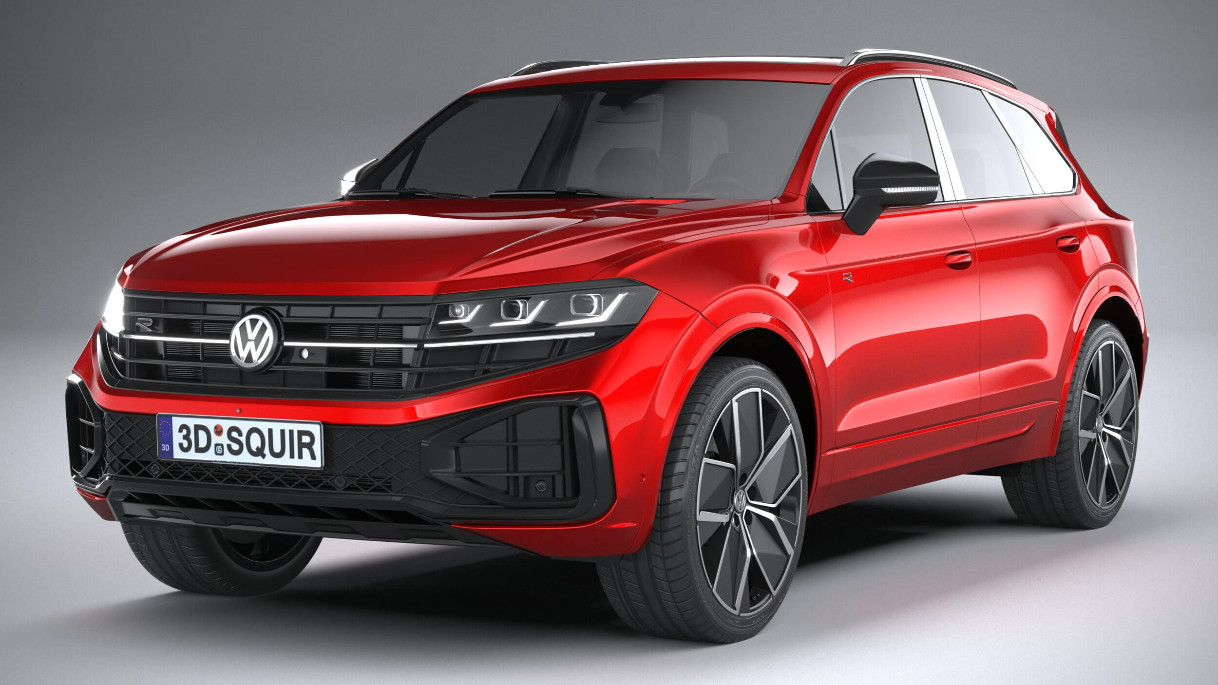 Volkswagen Touareg R-Line 2024 3D Model by SQUIR