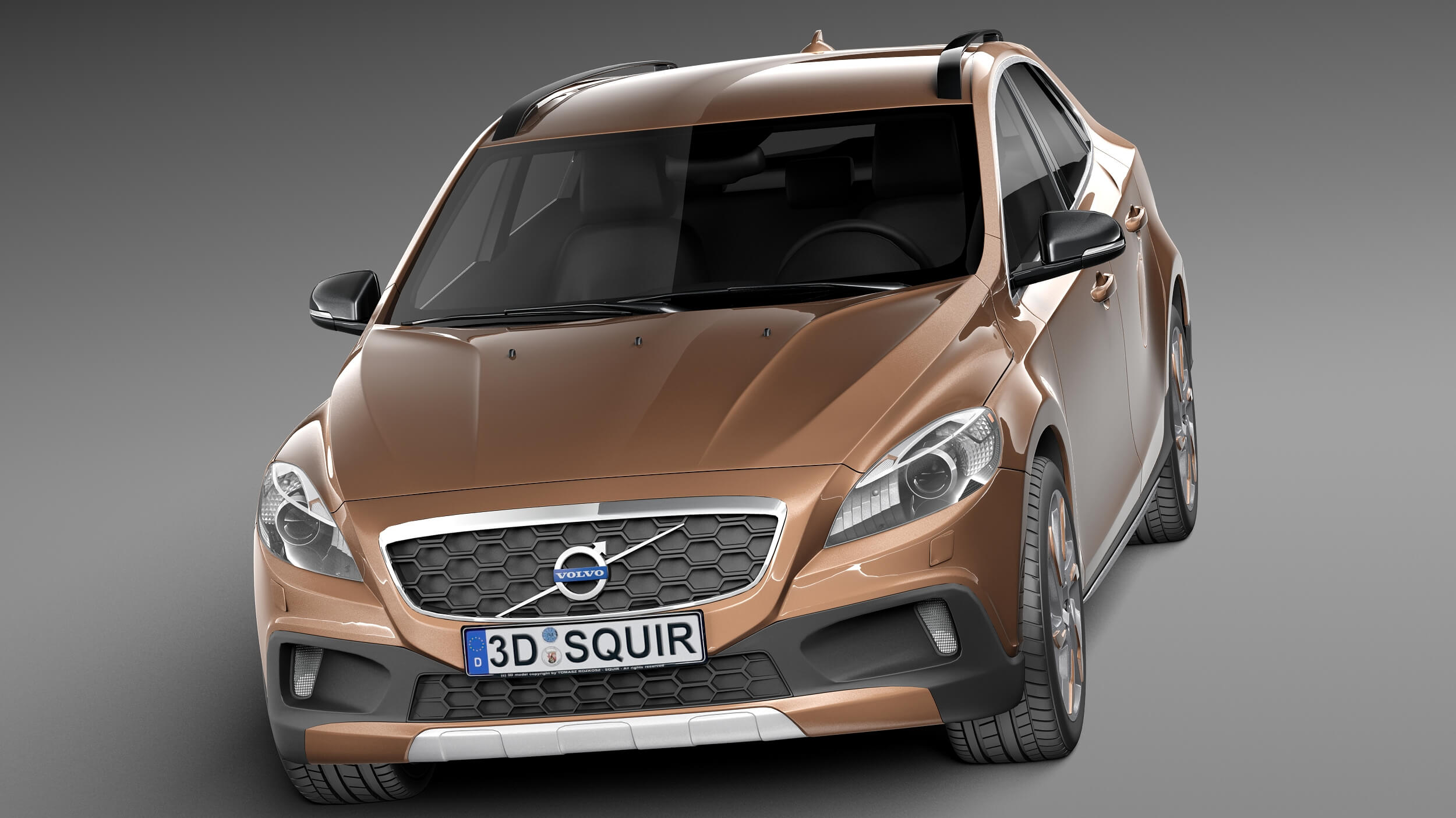 Volvo V40 CrossCountry 2013 - 3D Model by SQUIR