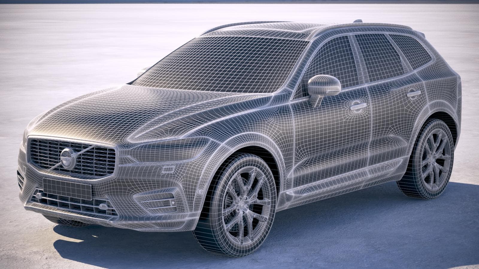 Volvo XC60 R-Design 2018 3D Model by SQUIR