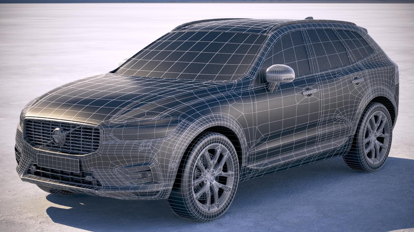 Volvo XC60 R-Design 2018 3D Model by SQUIR