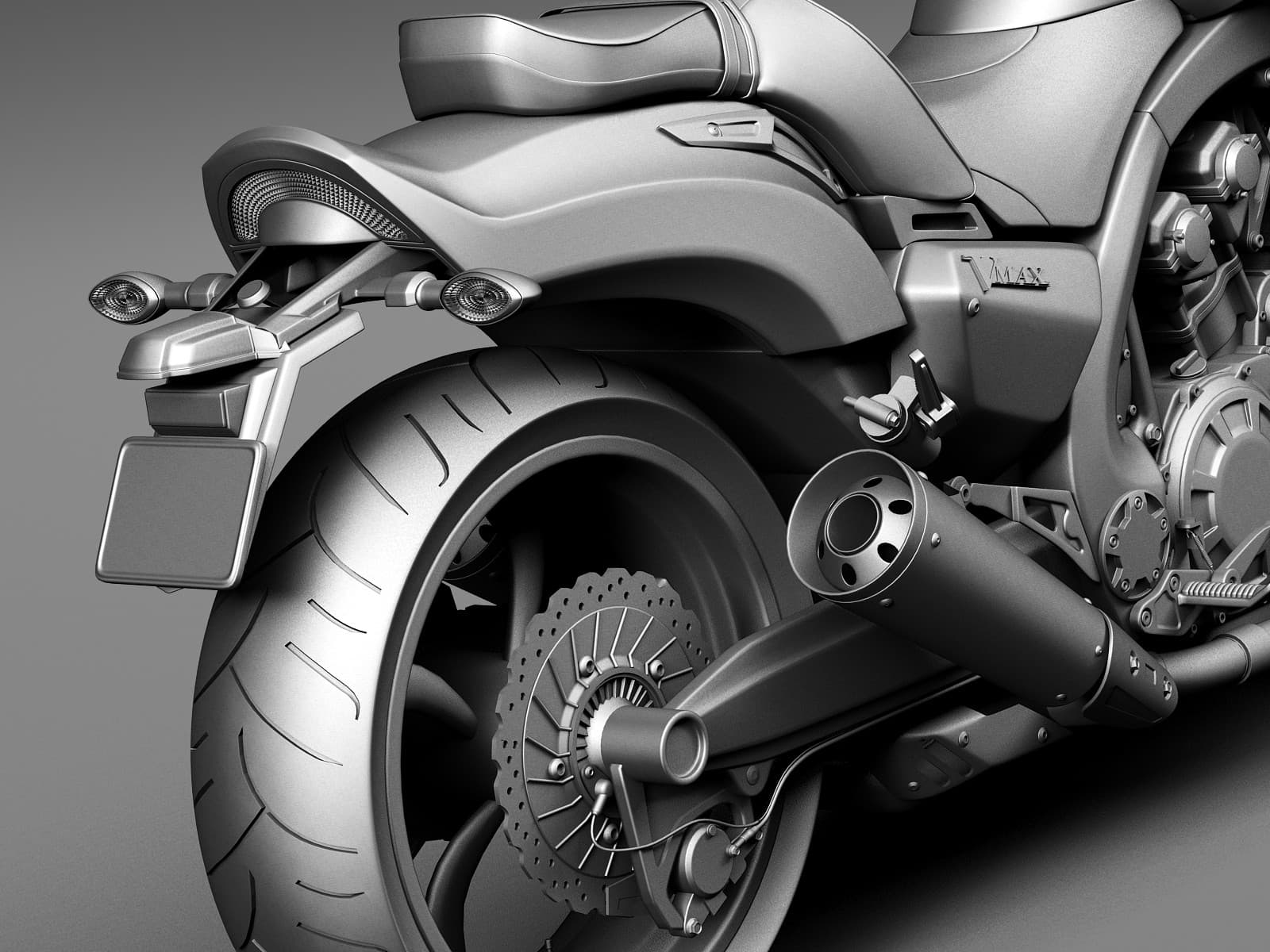 Yamaha VMax 2015 3D Model by SQUIR