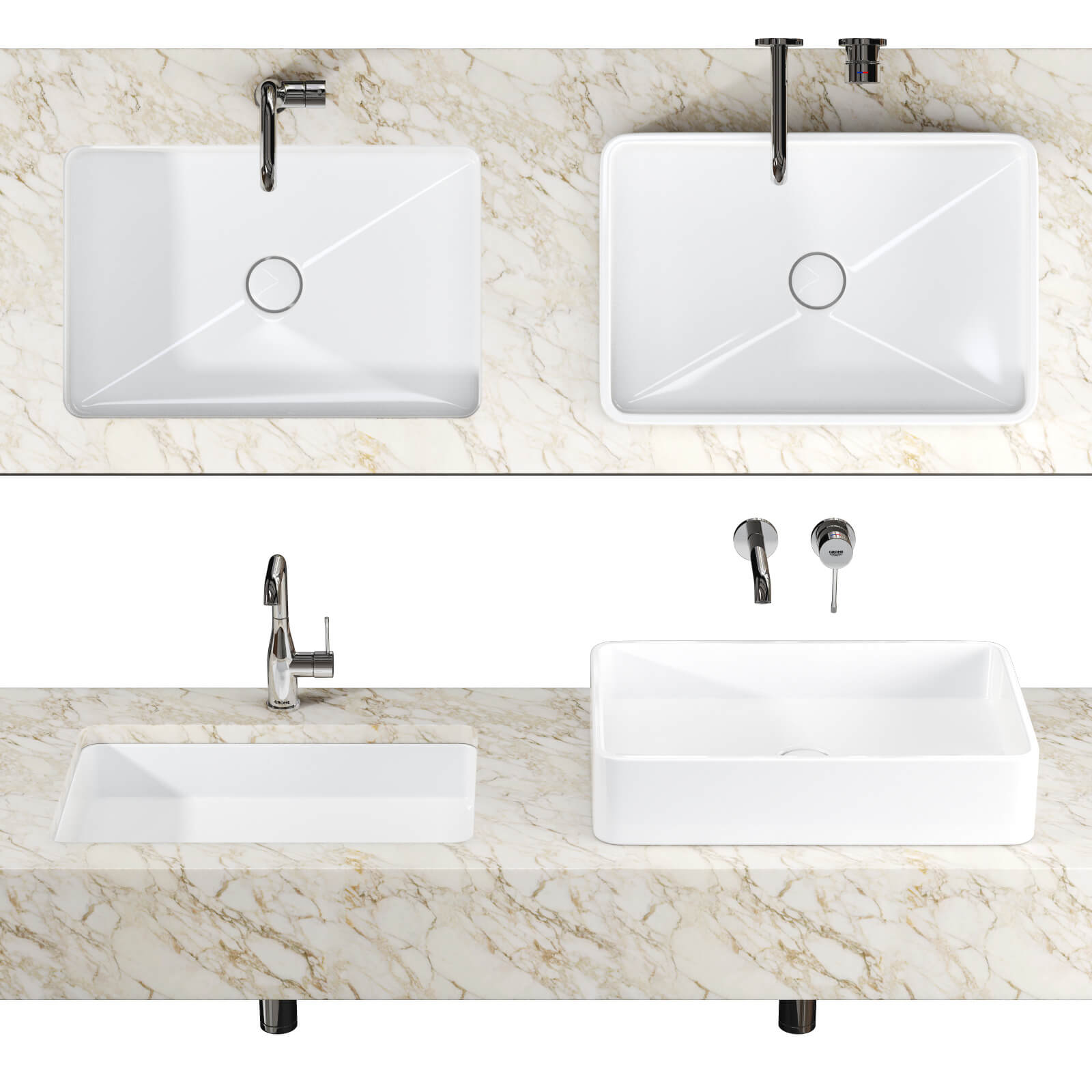 Ceramica Flaminia Miniwash MWL60 - 3D Model by sta_84