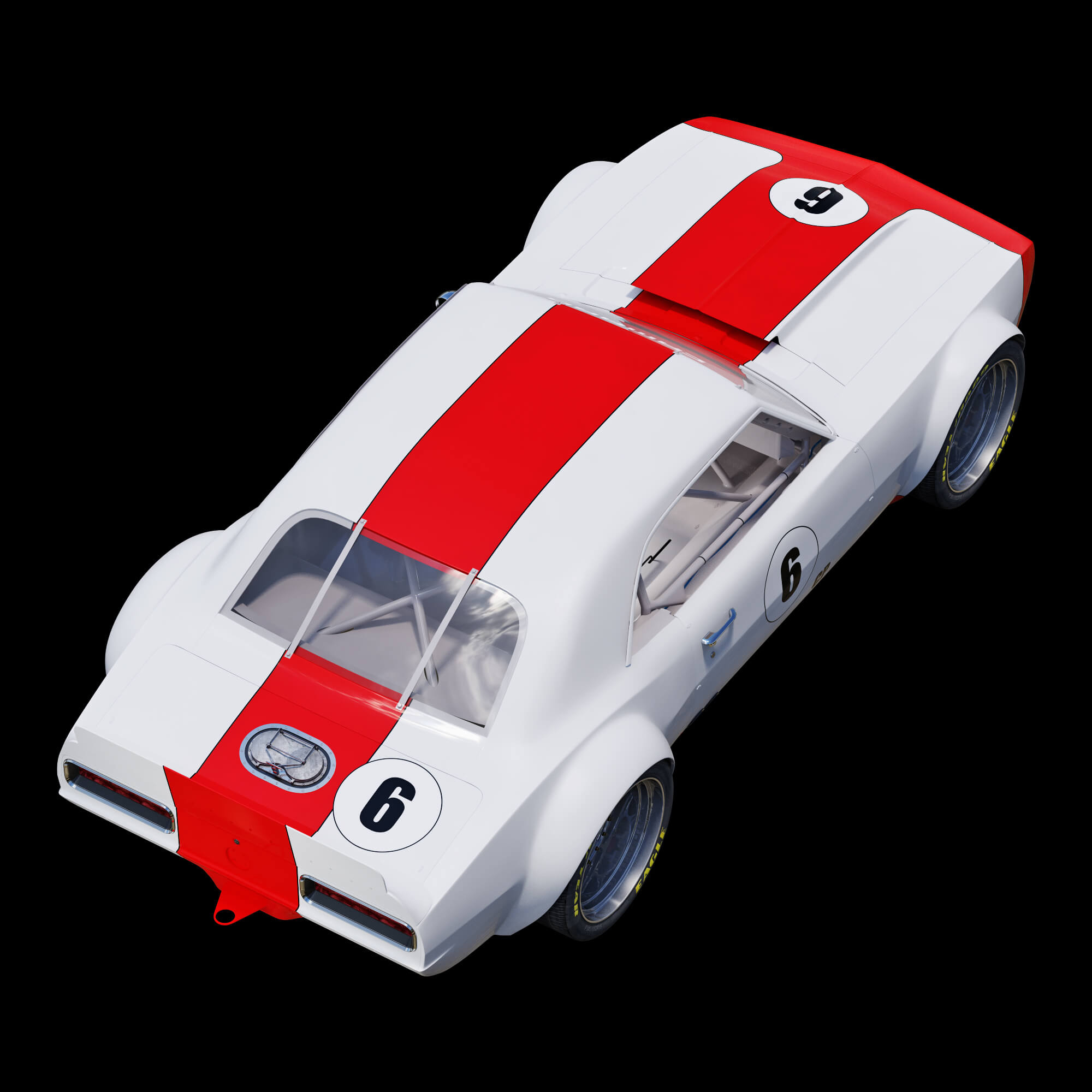 Chevrolet Camaro 1967 Racing - 3D Model by sta_84